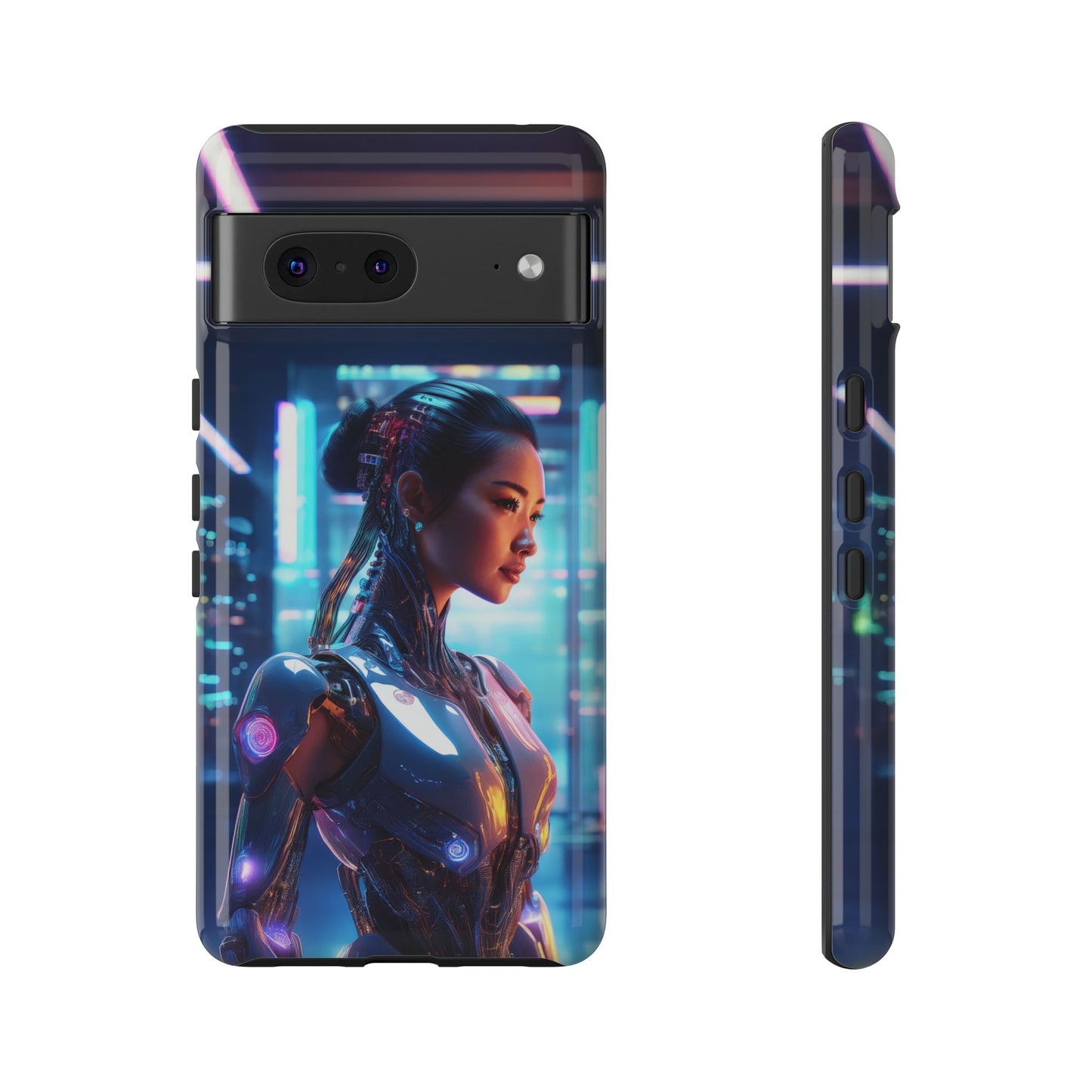 Futuristic Human Android Hybrid Cell Phone Case 013