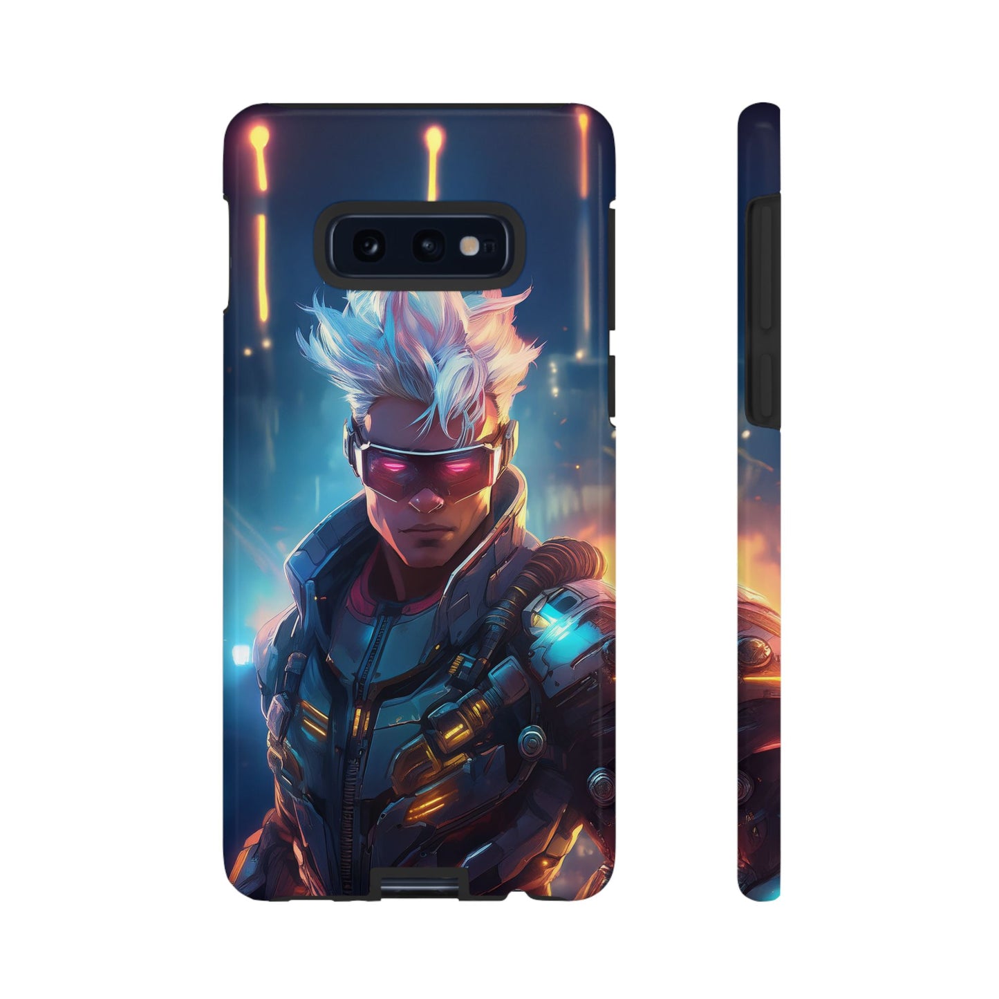 Futuristic Cyberpunk Male Cell Phone Case 018