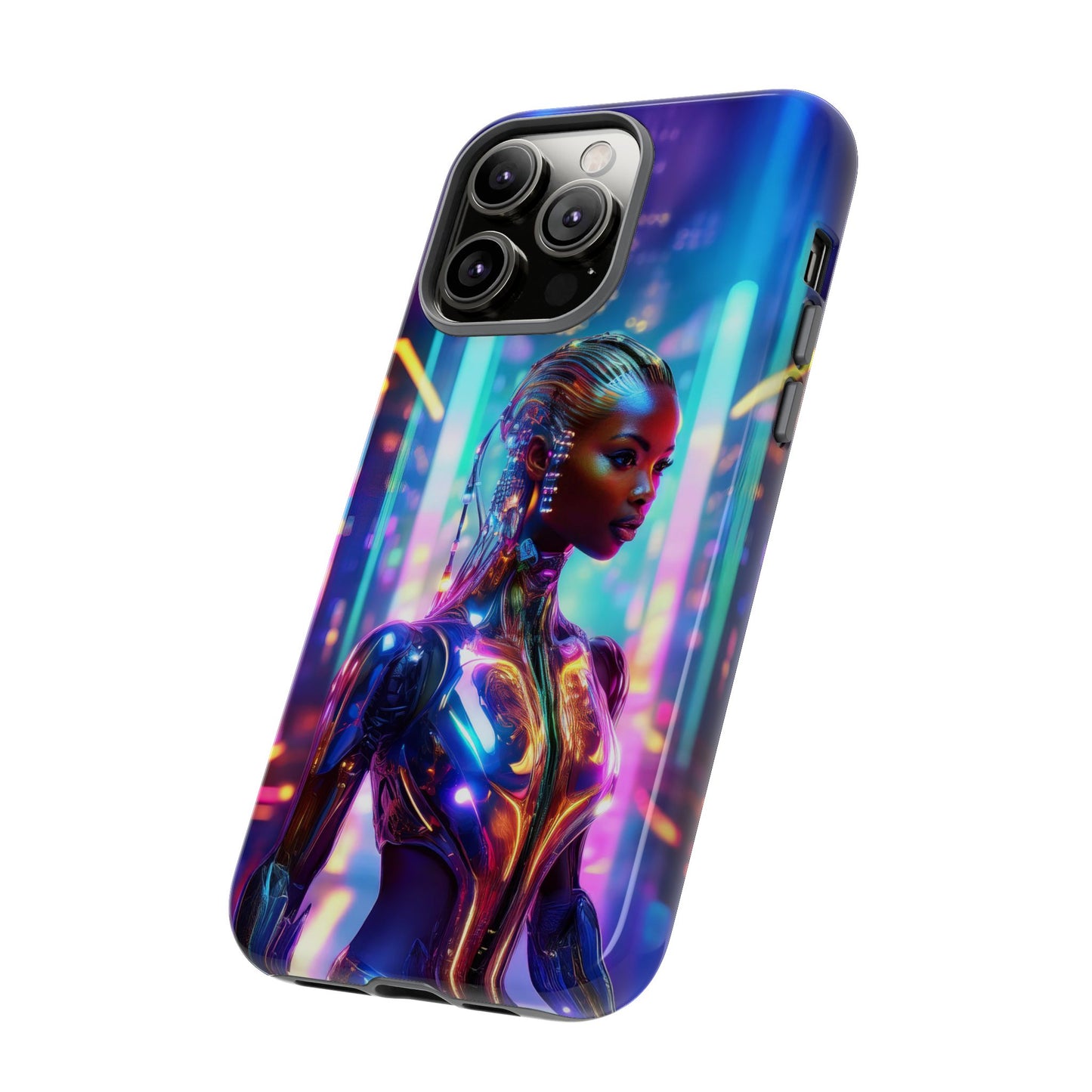 Futuristic Human Android Hybrid Cell Phone Case 018