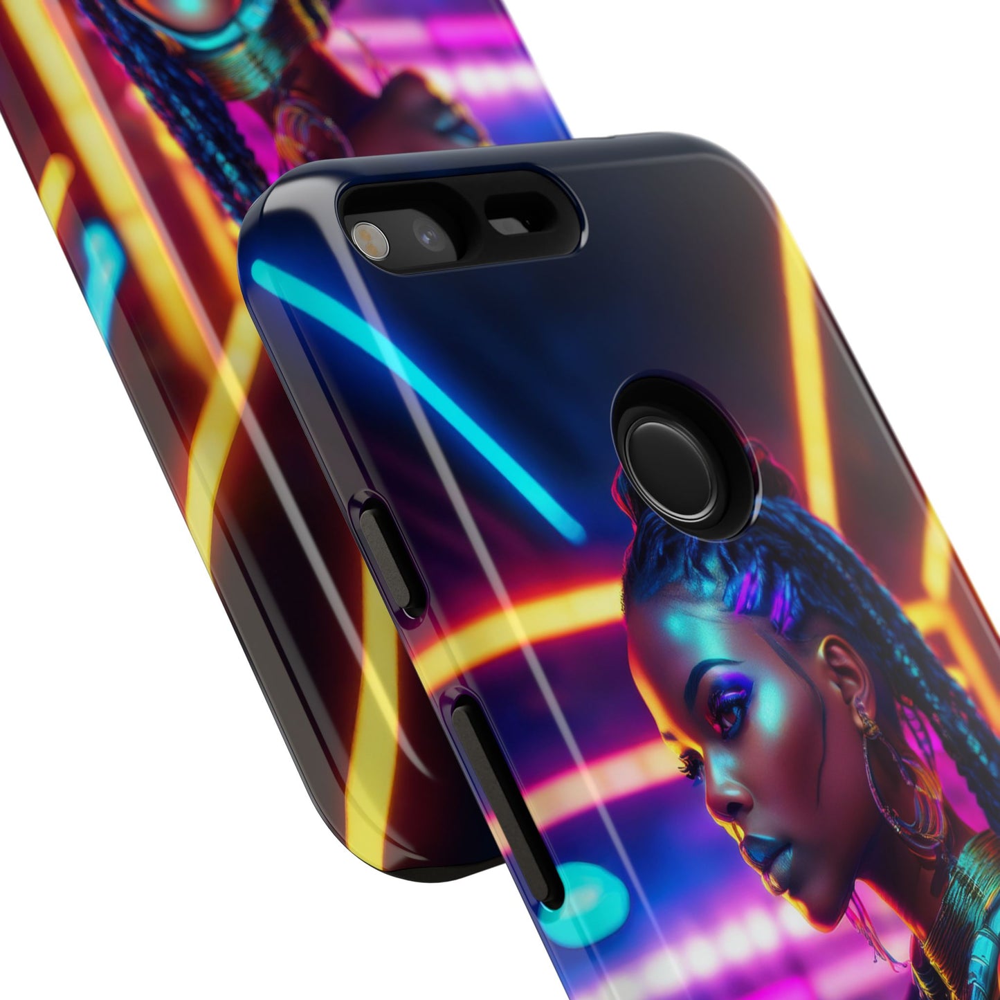 Futuristic Cyberpunk Female Cell Phone Case 006