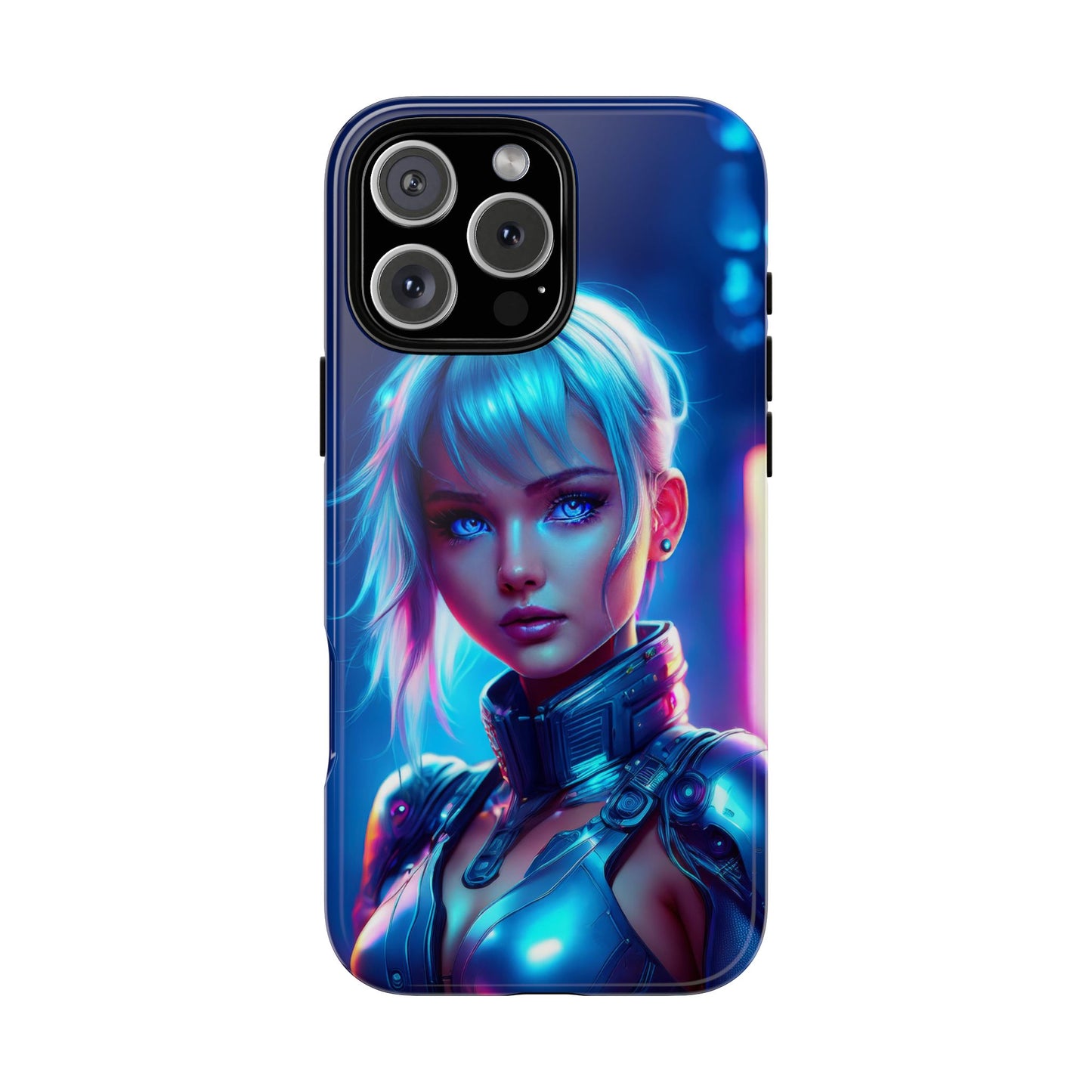 Futuristic Cyberpunk Female Cell Phone Case 013