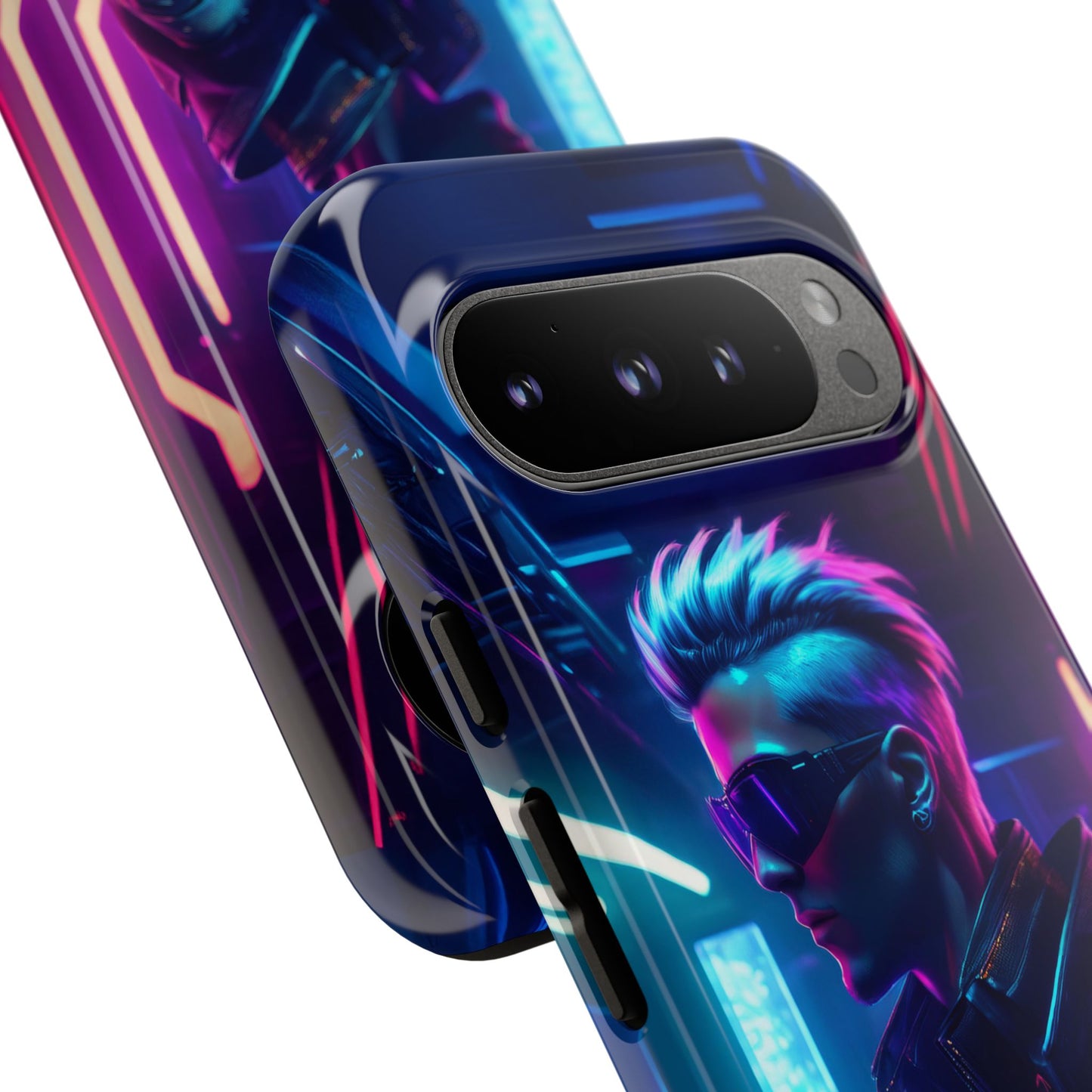 Futuristic Cyberpunk Male Cell Phone Case 002