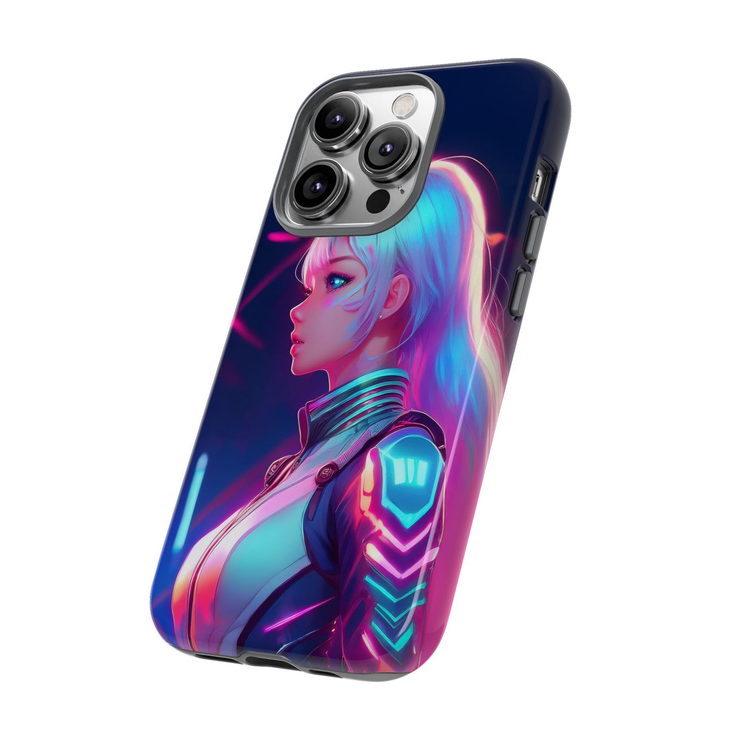 Futuristic Cyberpunk Female Cell Phone Case 009