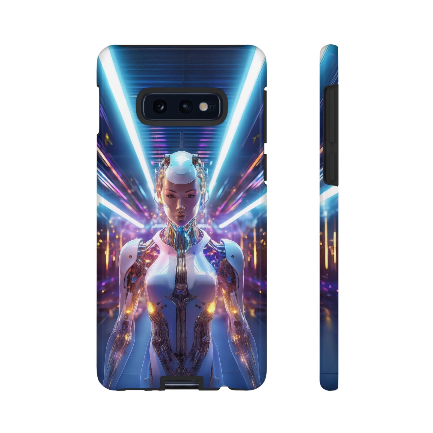 Futuristic Human Android Hybrid Cell Phone Case 007