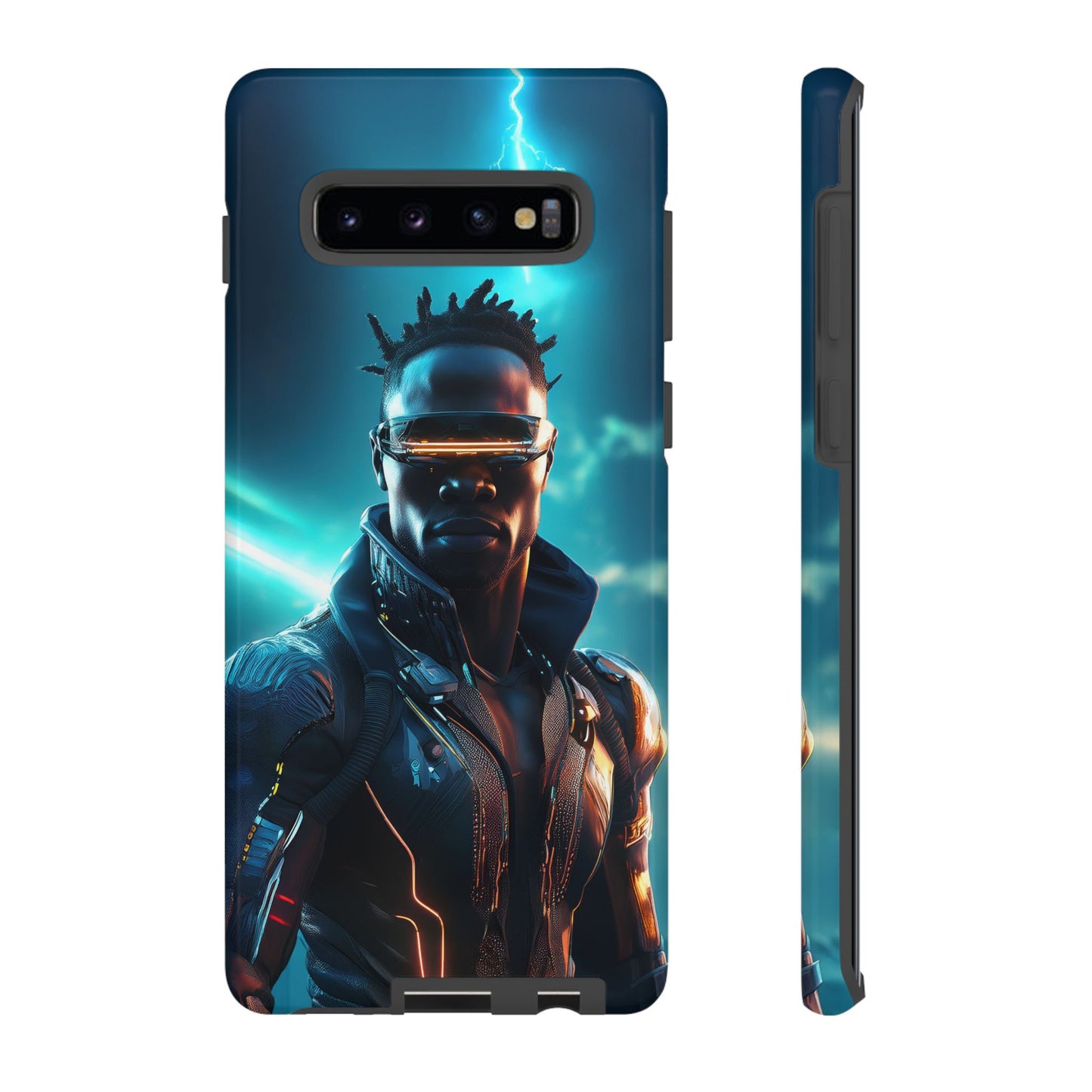 Futuristic Cyberpunk Male Cell Phone Case 014