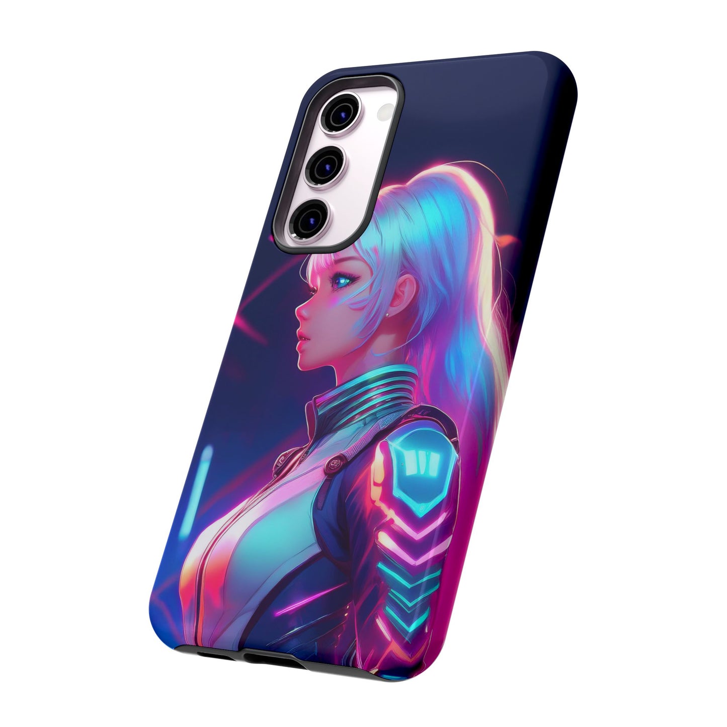 Futuristic Cyberpunk Female Cell Phone Case 009