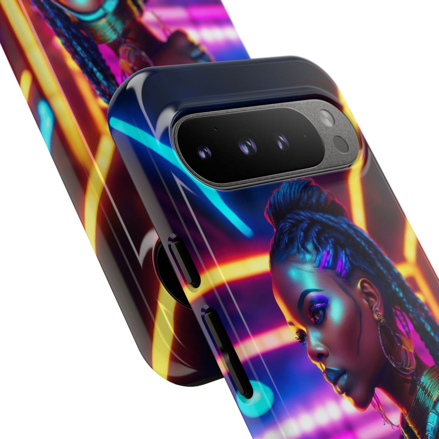 Futuristic Cyberpunk Female Cell Phone Case 006