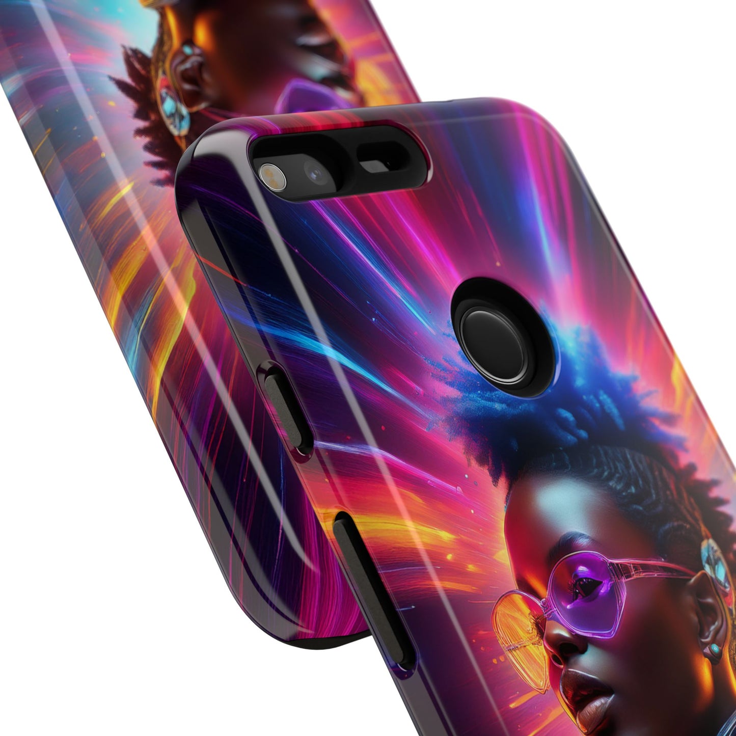 Futuristic Cyberpunk Female Cell Phone Case 026