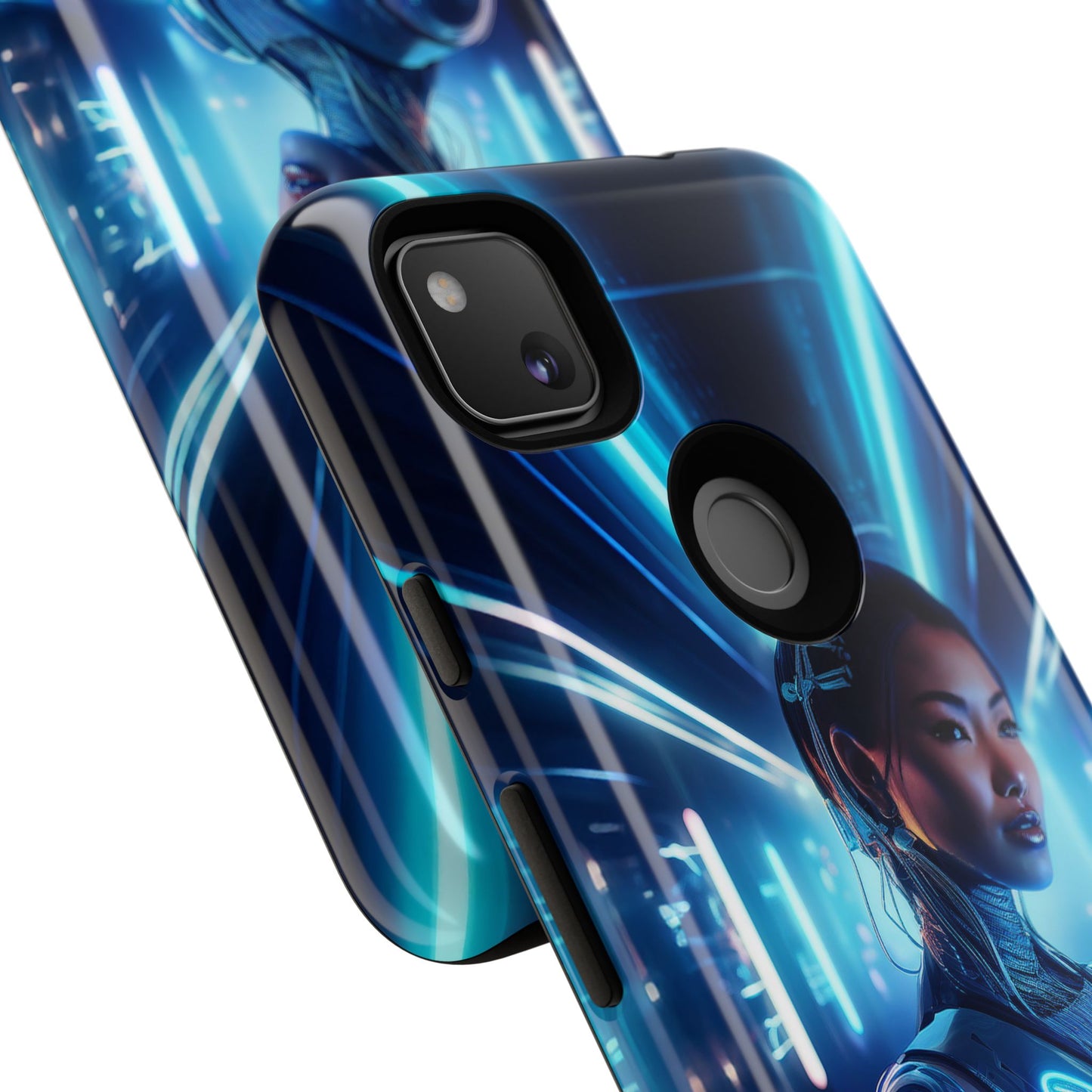 Futuristic Human Android Hybrid Cell Phone Case 004