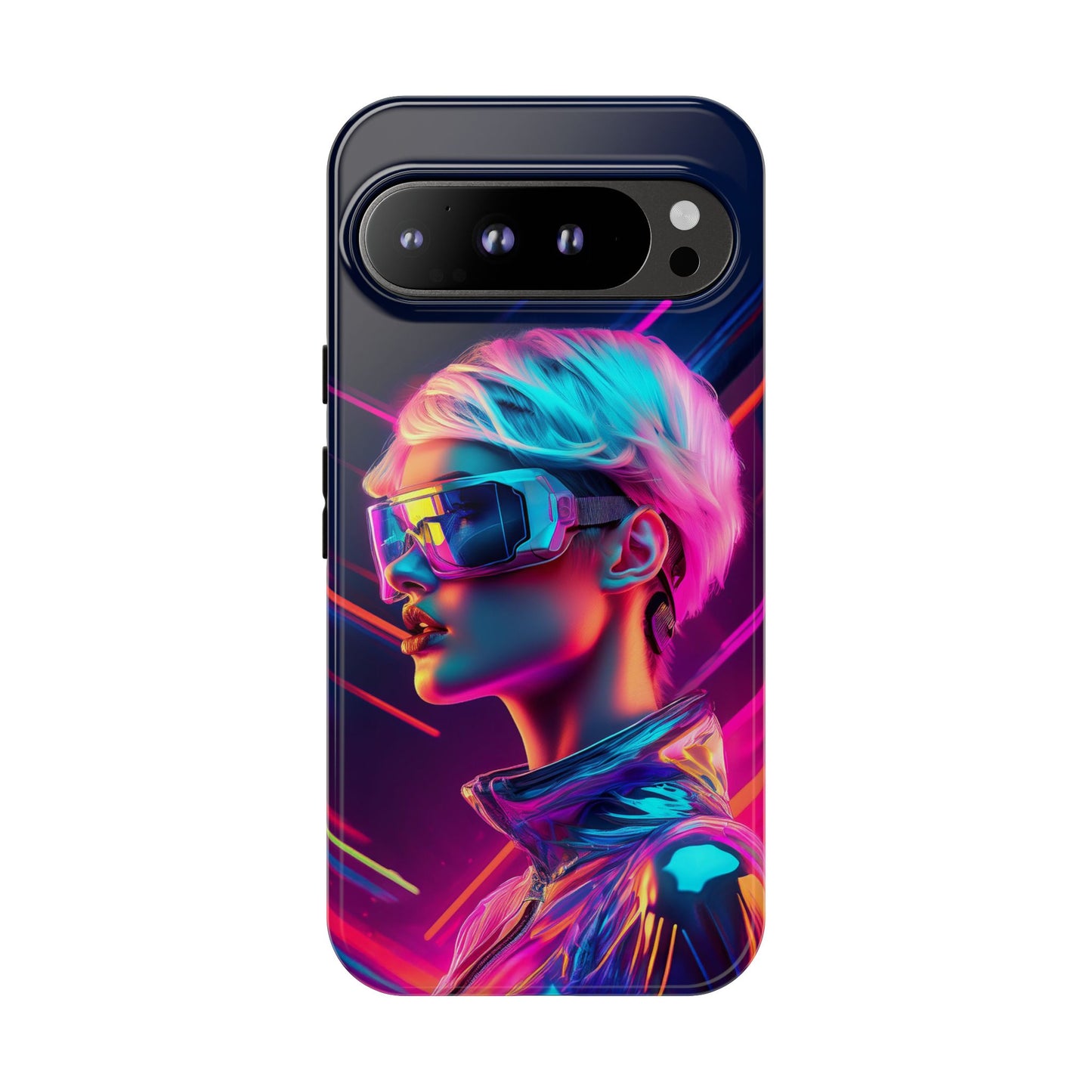 Futuristic Cyberpunk Female Cell Phone Case 031