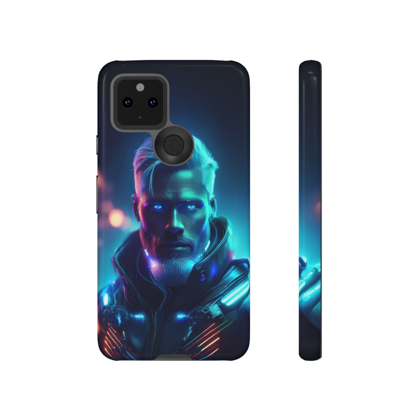 Futuristic Cyberpunk Male Cell Phone Case 023