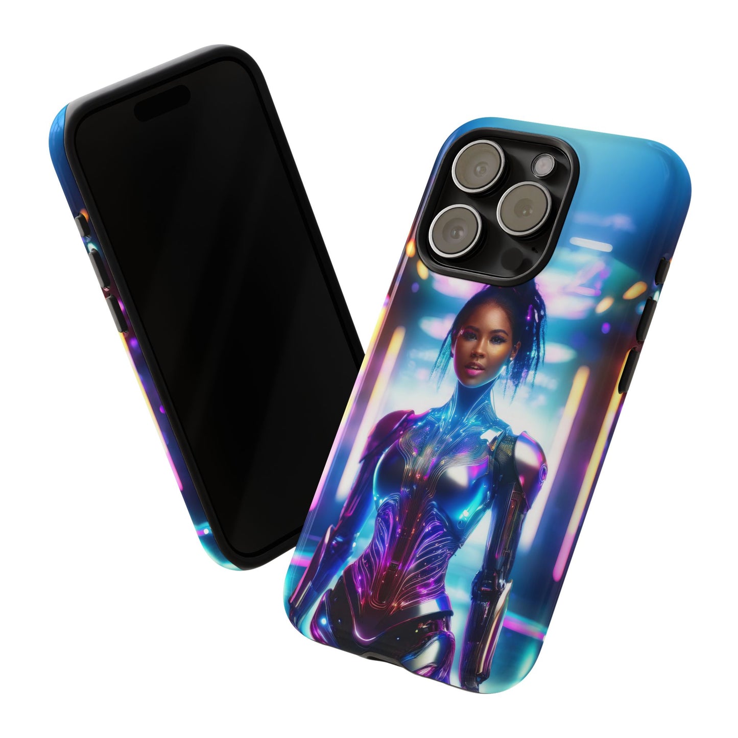 Futuristic Human Android Hybrid Cell Phone Case 009