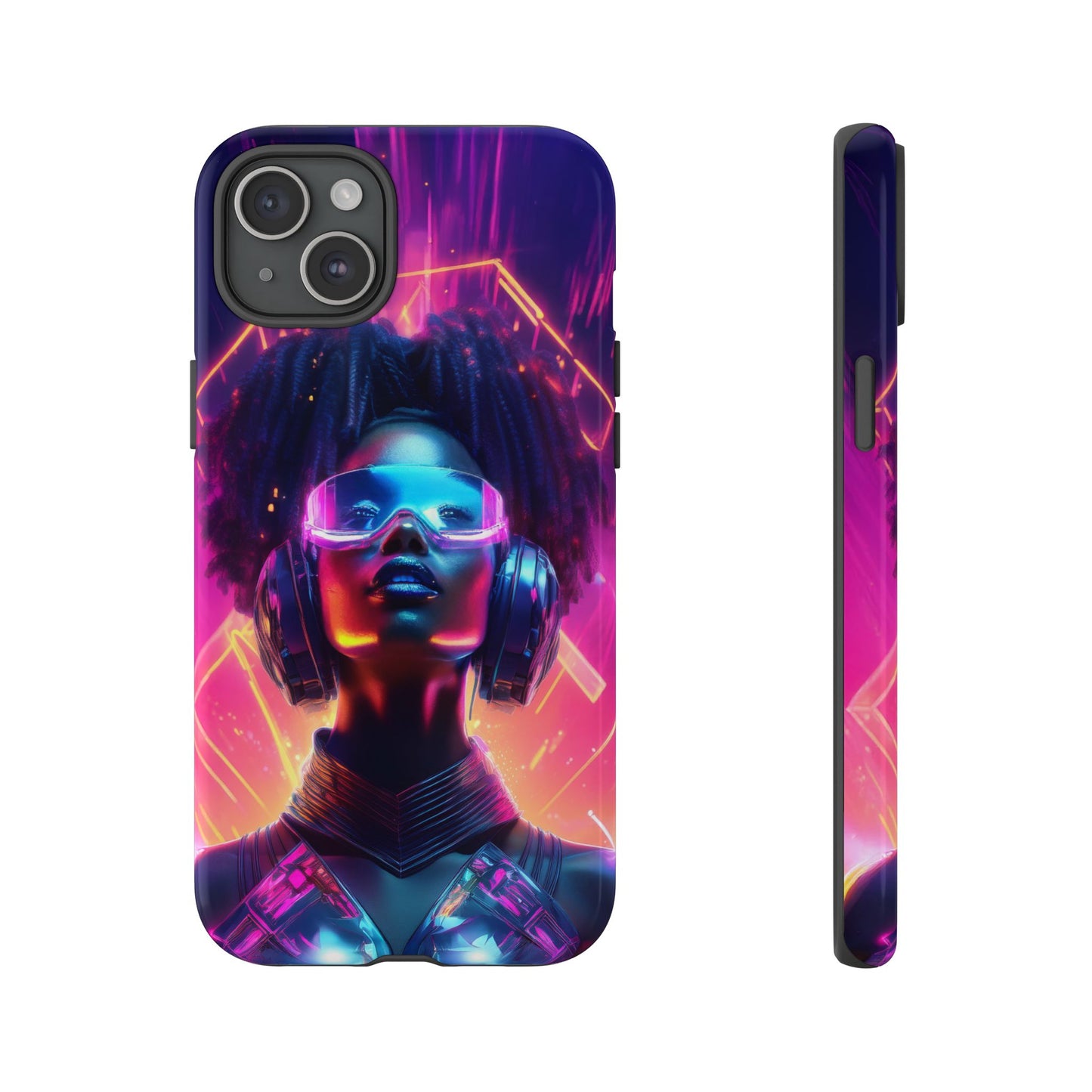 Futuristic Cyberpunk Female Cell Phone Case 030