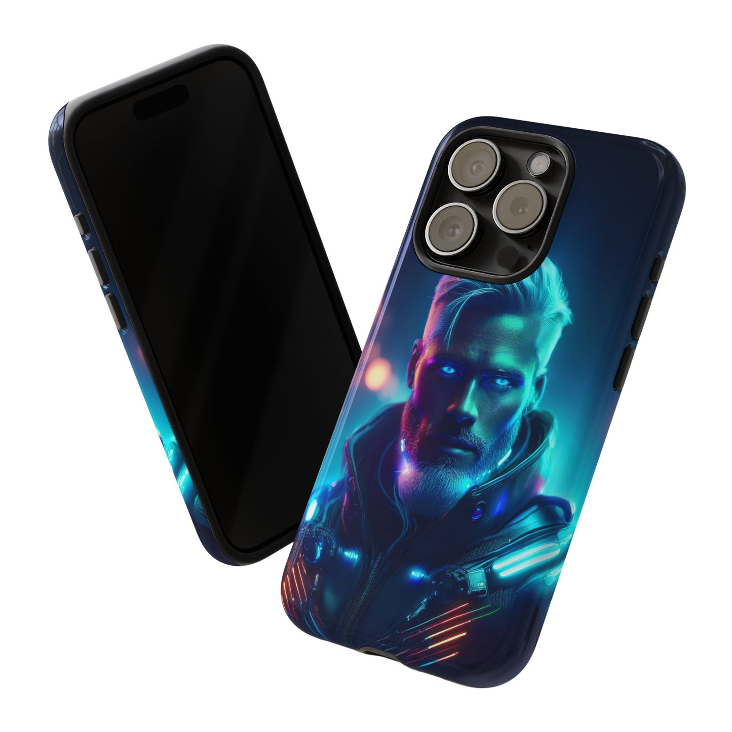 Futuristic Cyberpunk Male Cell Phone Case 023