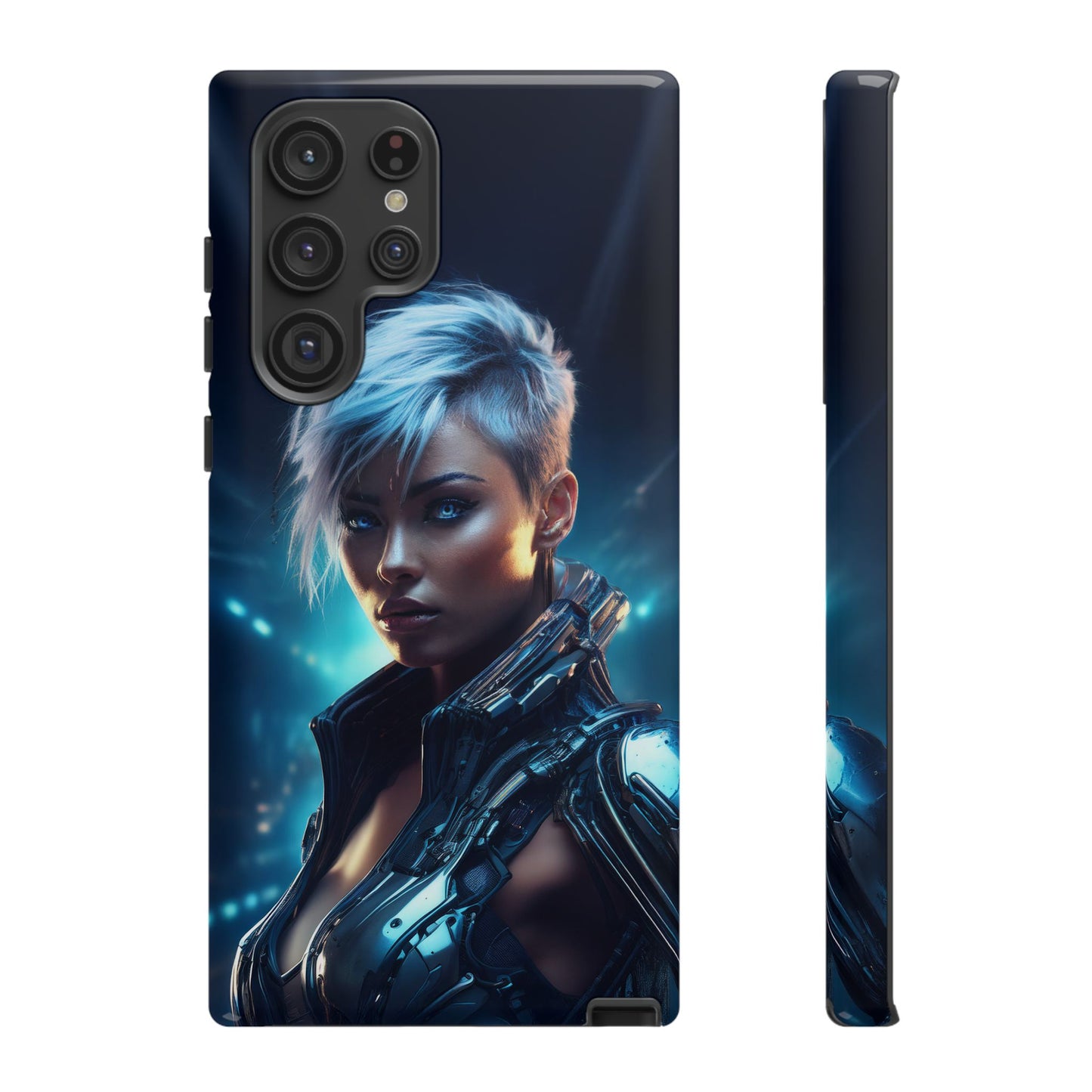 Futuristic Cyberpunk Female Cell Phone Case 027