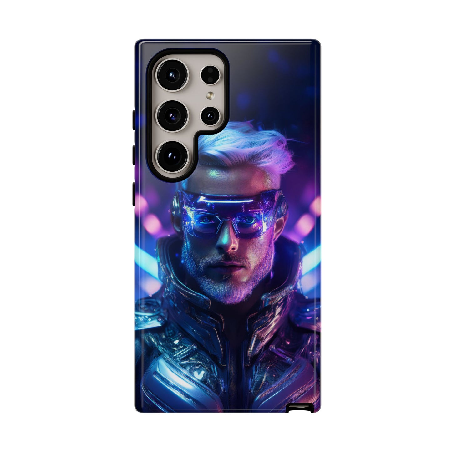 Futuristic Cyberpunk Male Cell Phone Case 020