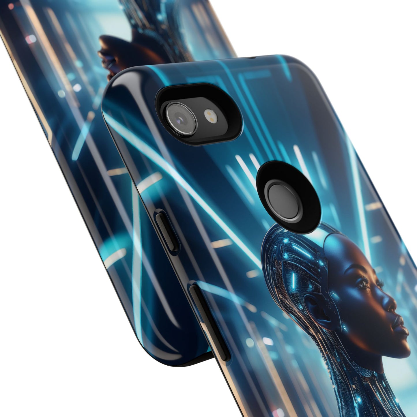 Futuristic Human Android Hybrid Cell Phone Case 003