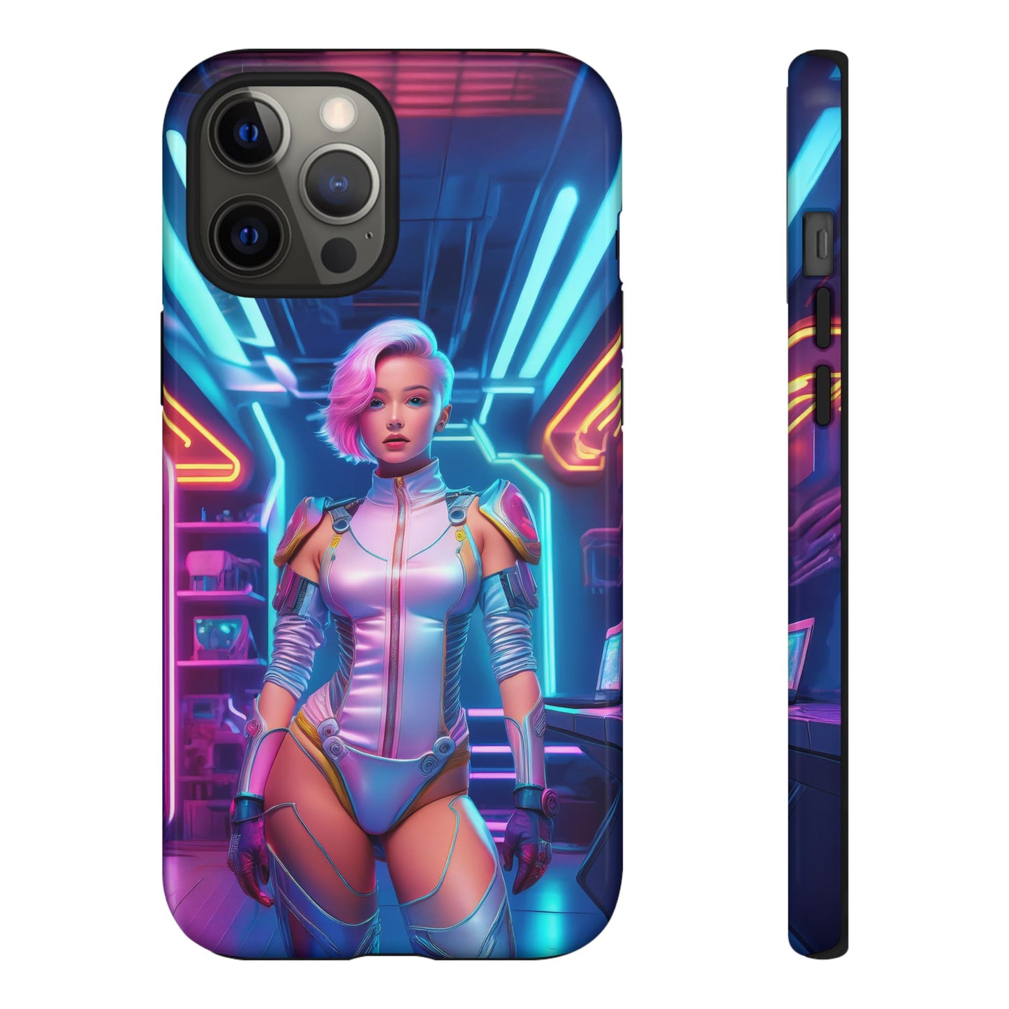 Futuristic Cyberpunk Female Cell Phone Case 002