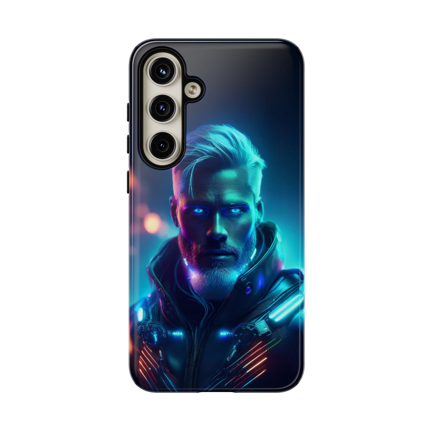 Futuristic Cyberpunk Male Cell Phone Case 023