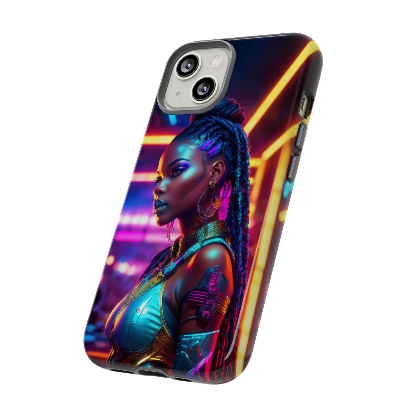 Futuristic Cyberpunk Female Cell Phone Case 006