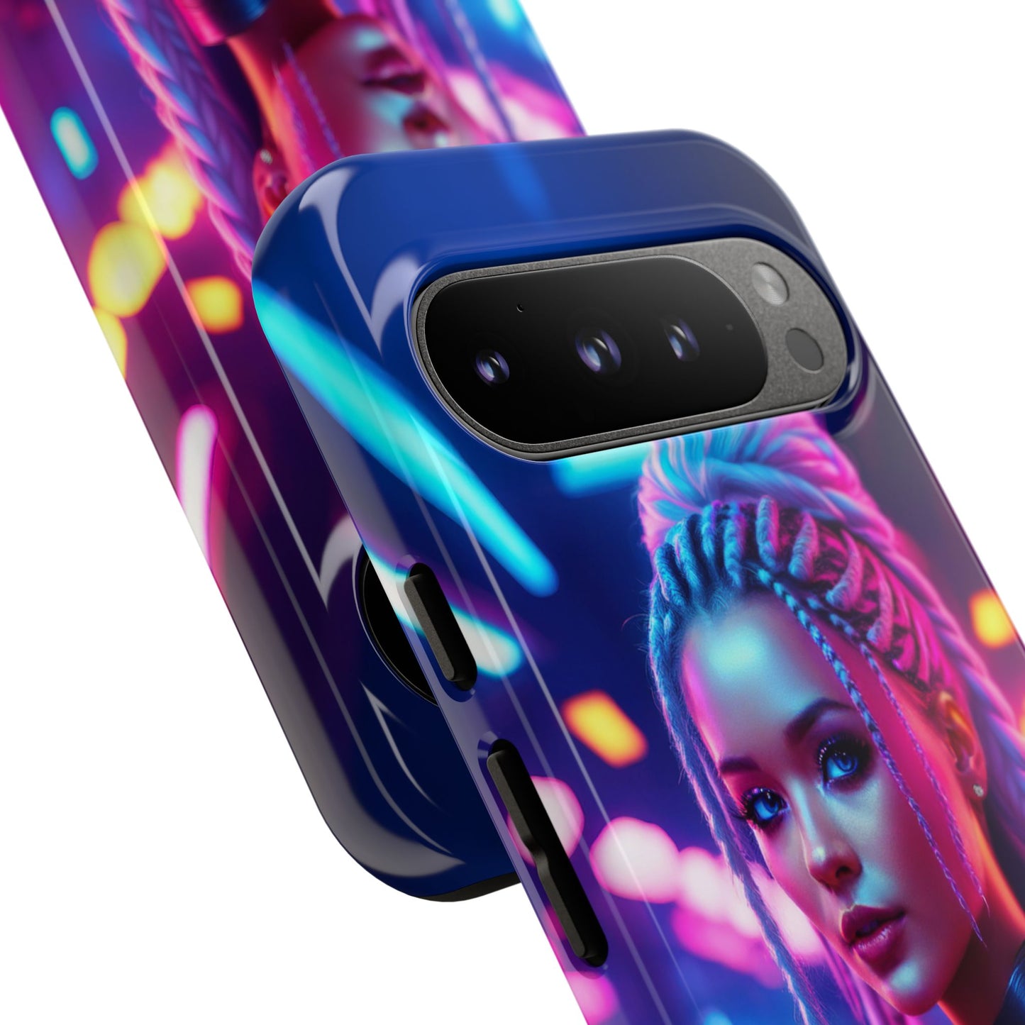 Futuristic Cyberpunk Female Cell Phone Case 007