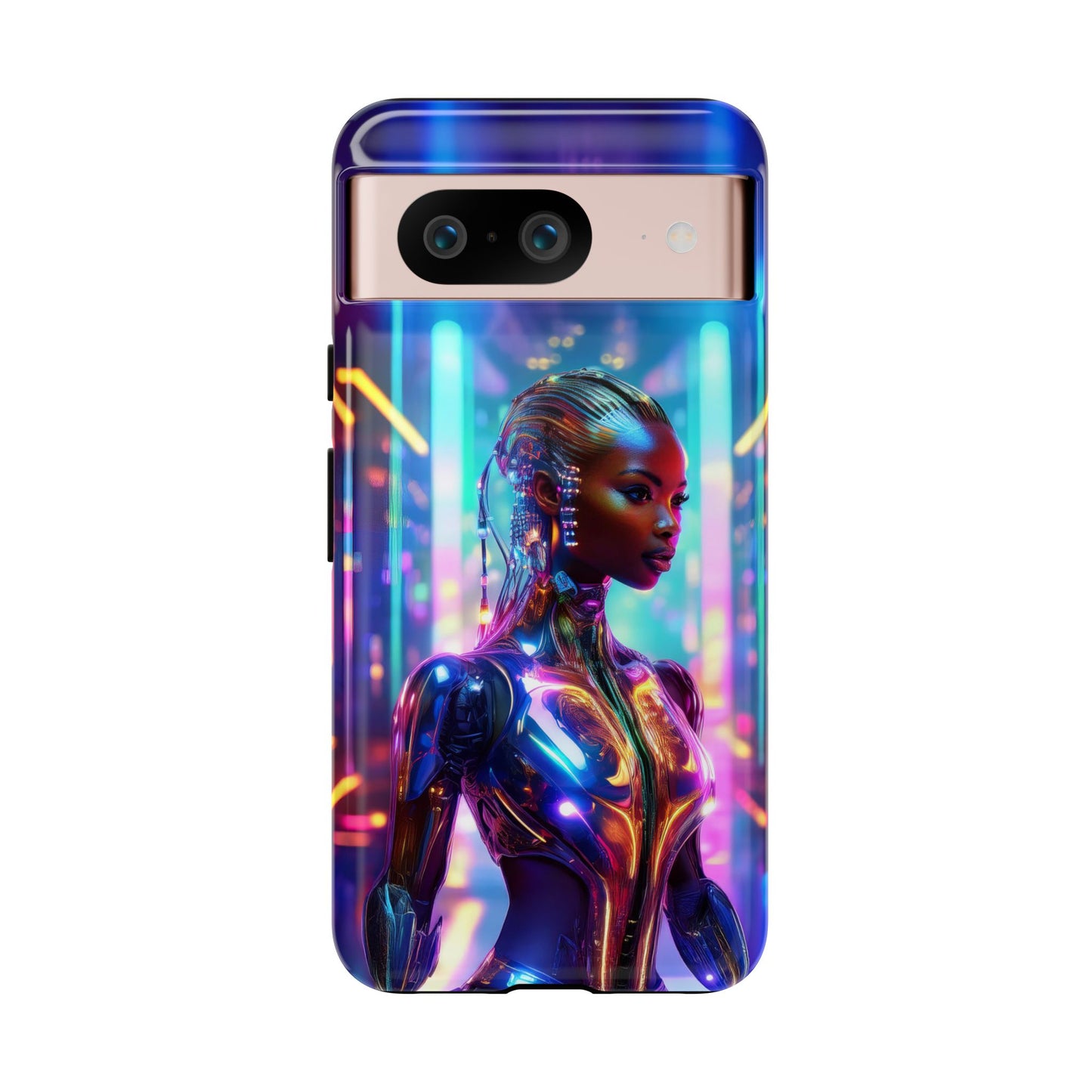 Futuristic Human Android Hybrid Cell Phone Case 018