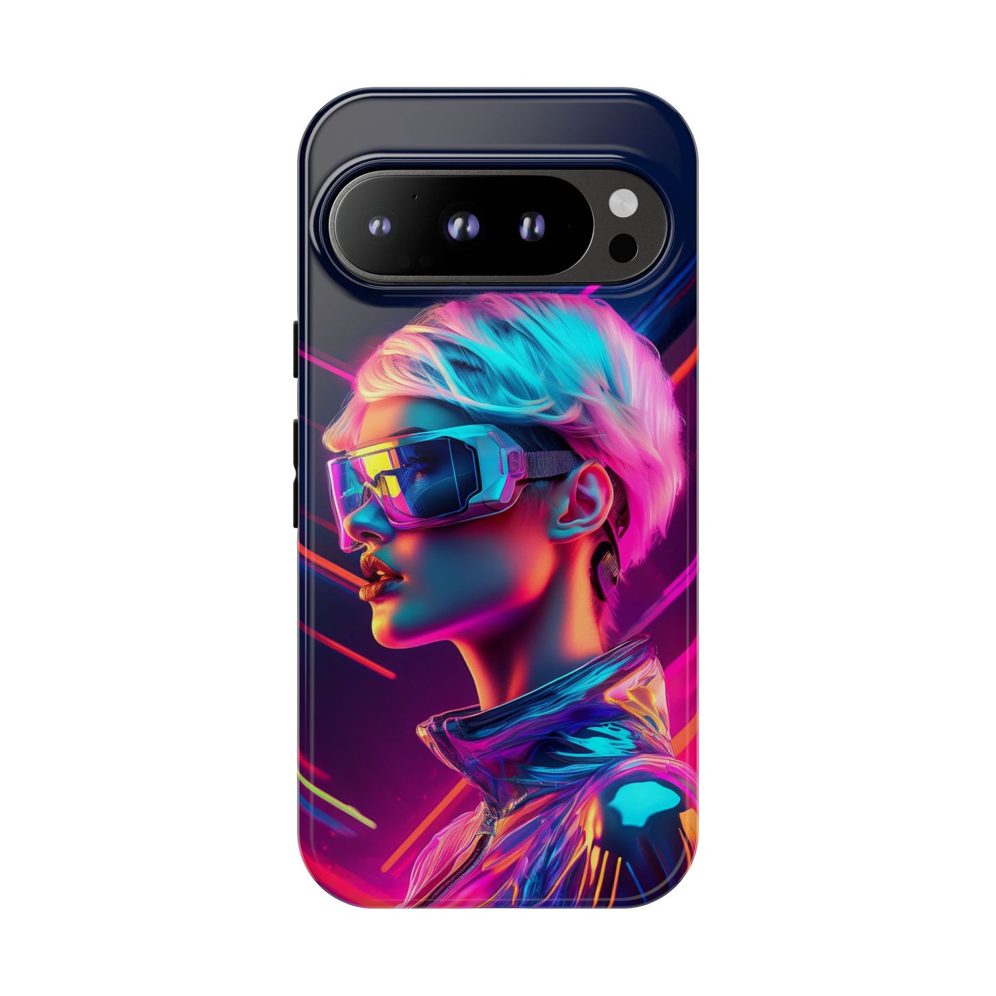 Futuristic Cyberpunk Female Cell Phone Case 031