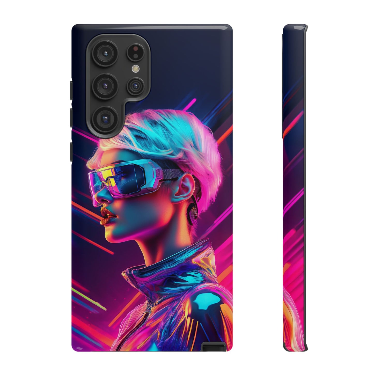 Futuristic Cyberpunk Female Cell Phone Case 031