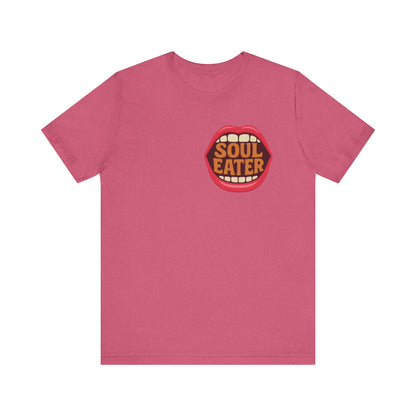 Colorful Design Soul Eater Shirt – Bold Funny Tee for Women Who Break Hearts and Don’t Apologize. Unisex Jersey Short Sleeve Tee