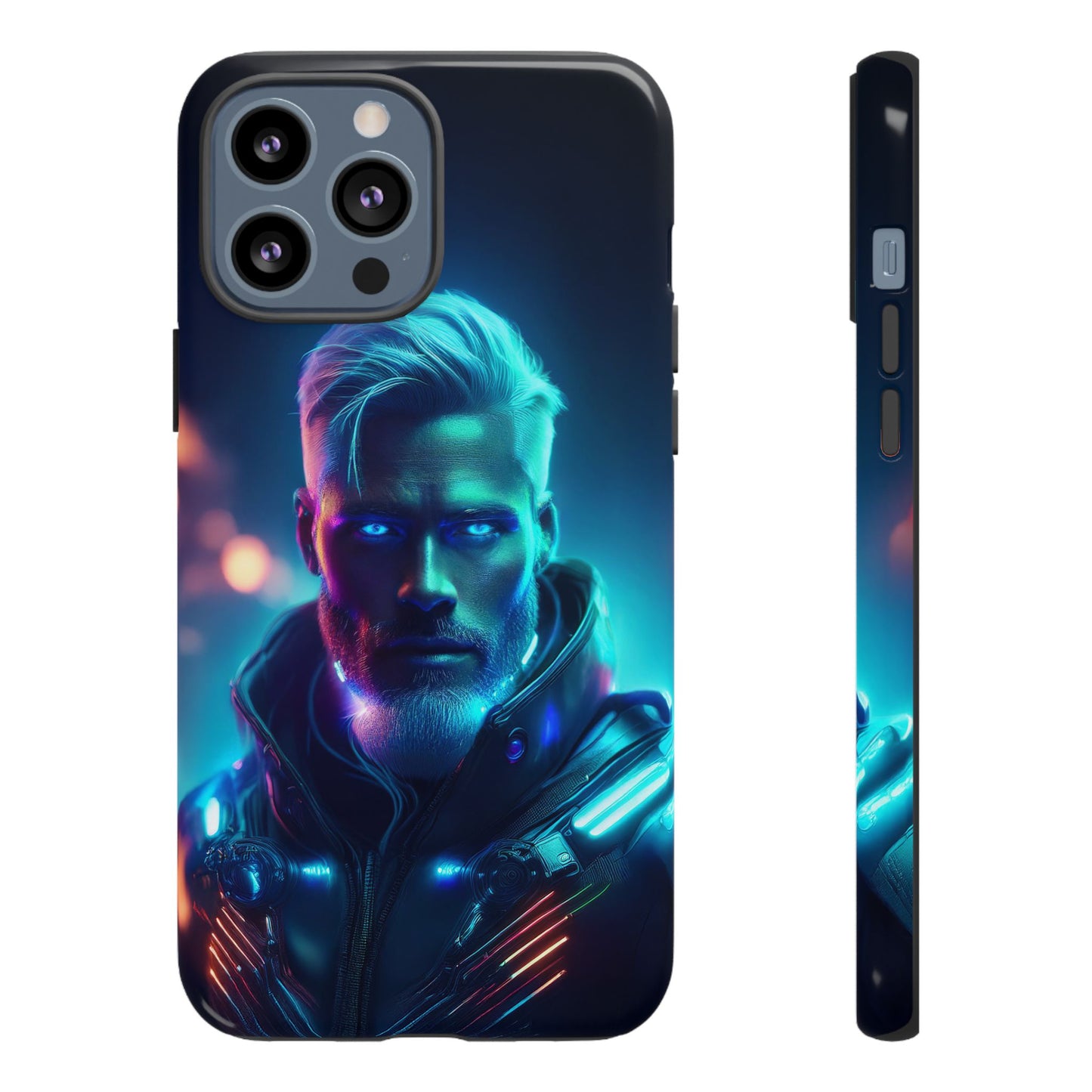 Futuristic Cyberpunk Male Cell Phone Case 023