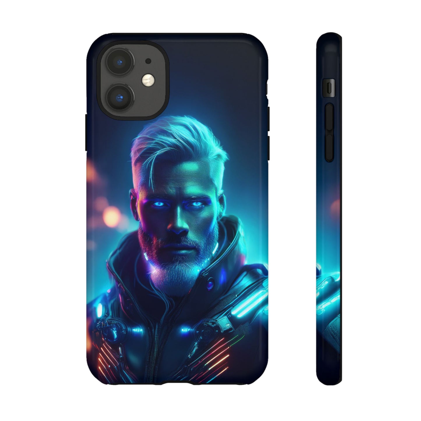 Futuristic Cyberpunk Male Cell Phone Case 023