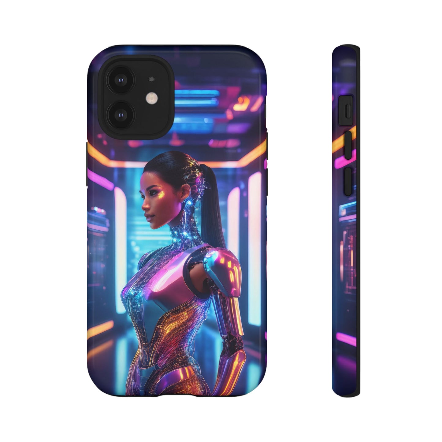 Futuristic Human Android Hybrid Cell Phone Case 016