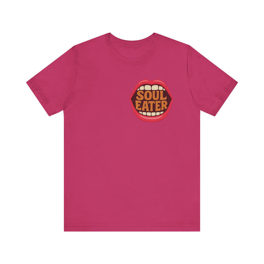 Colorful Design Soul Eater Shirt – Bold Funny Tee for Women Who Break Hearts and Don’t Apologize. Unisex Jersey Short Sleeve Tee
