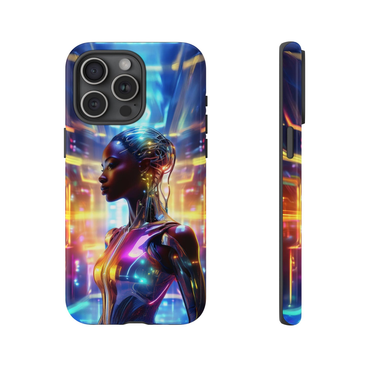 Futuristic Human Android Hybrid Cell Phone Case 011