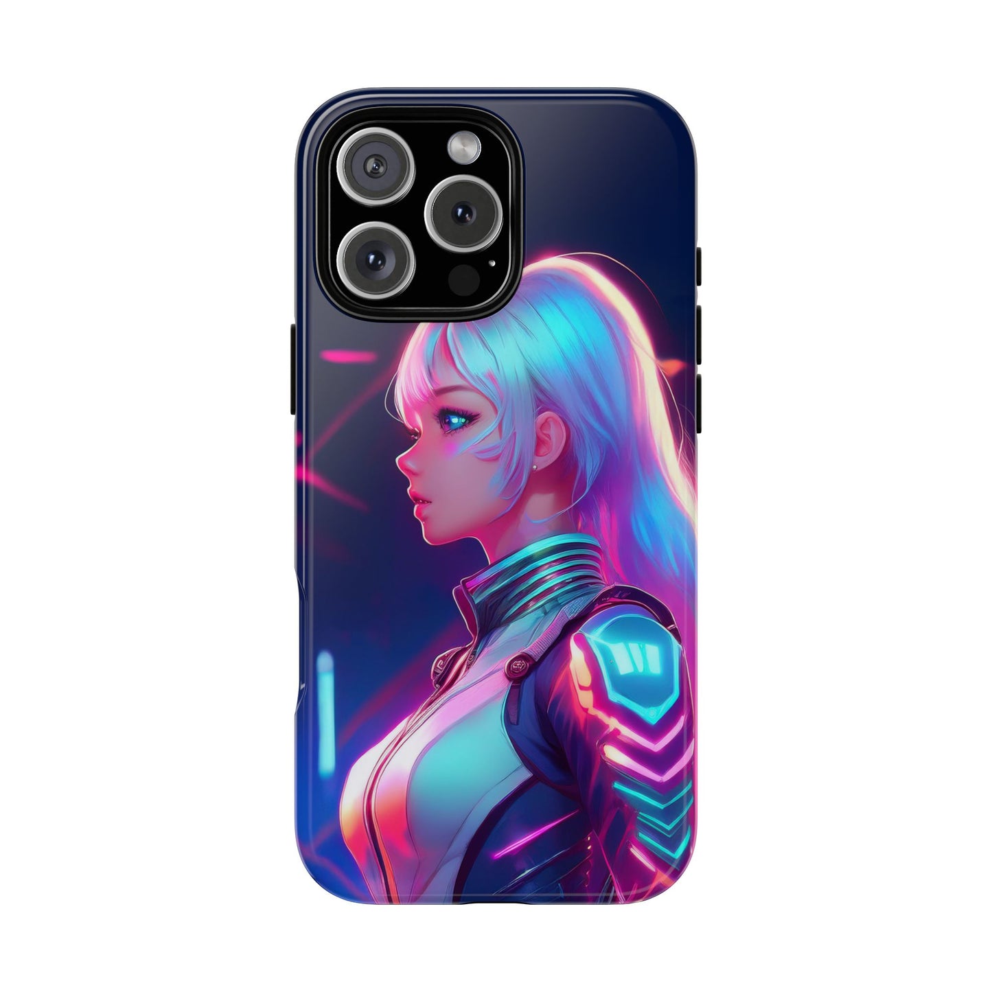 Futuristic Cyberpunk Female Cell Phone Case 009