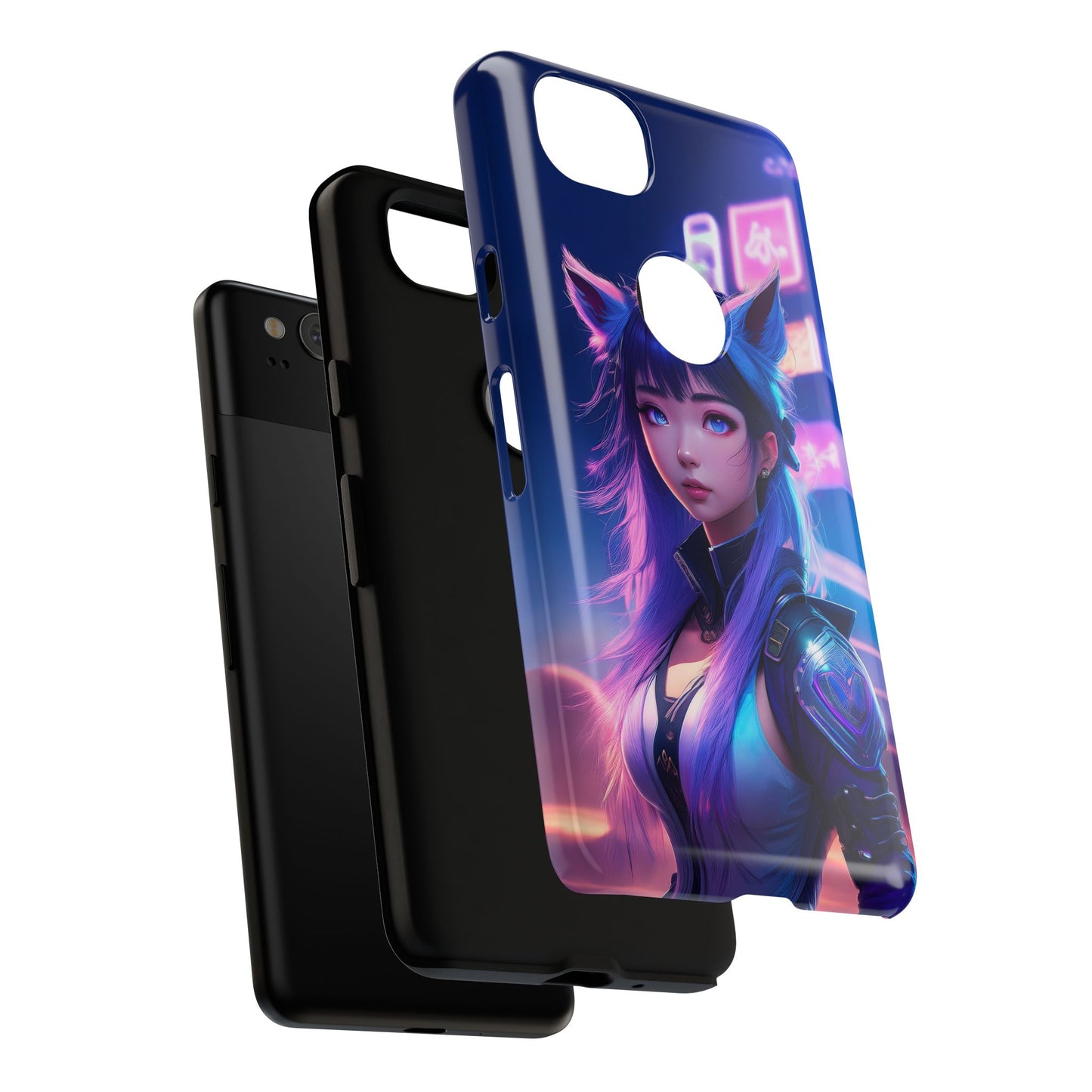 Futuristic Cyberpunk Female Cell Phone Case 010