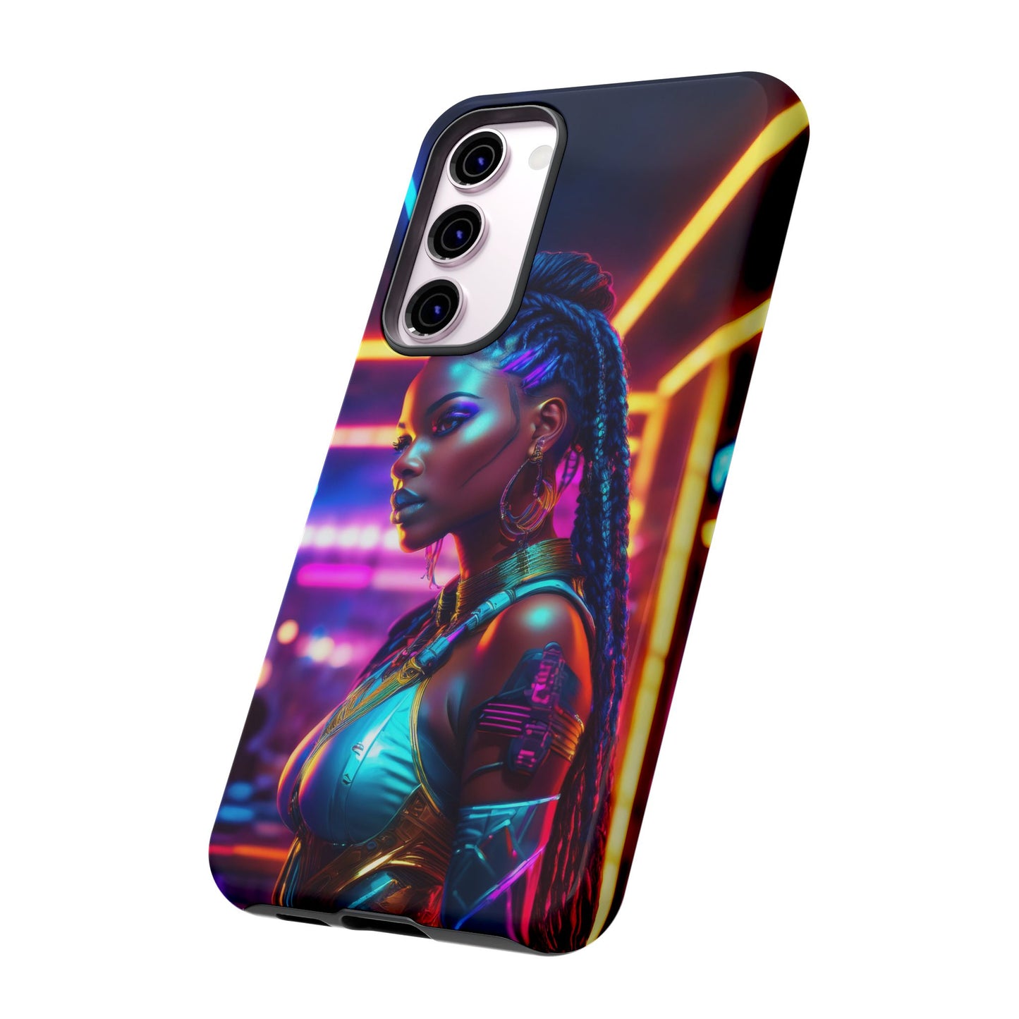 Futuristic Cyberpunk Female Cell Phone Case 006