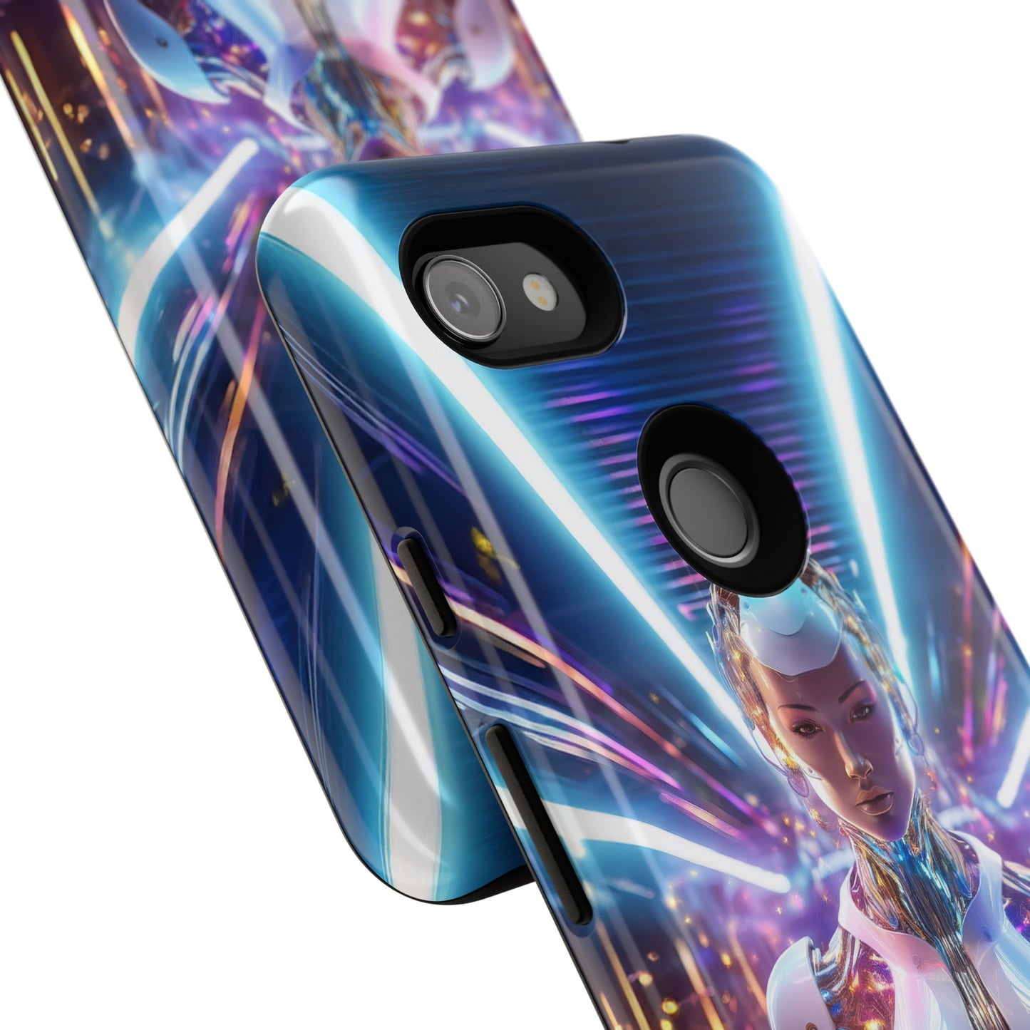 Futuristic Human Android Hybrid Cell Phone Case 007