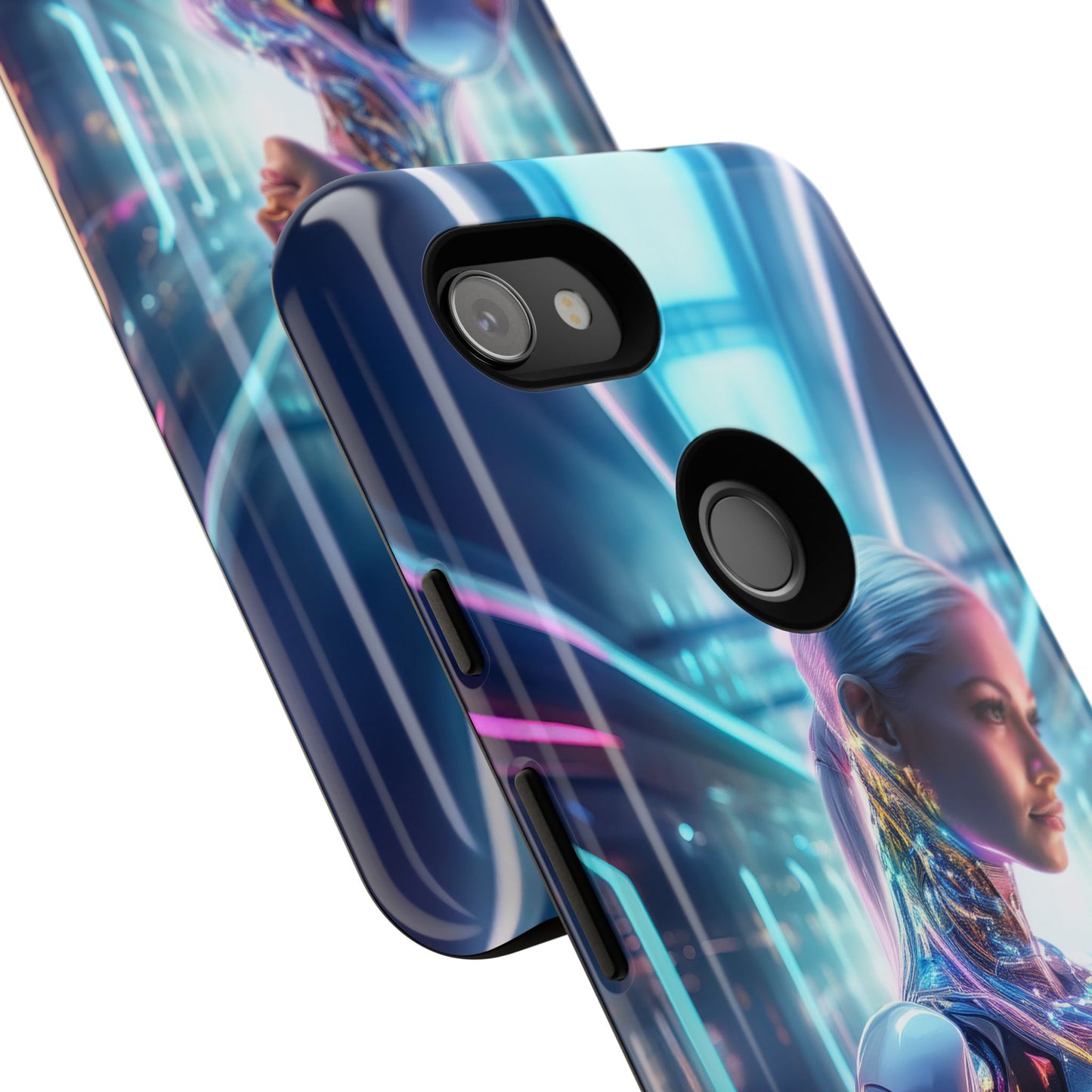 Futuristic Human Android Hybrid Cell Phone Case 015