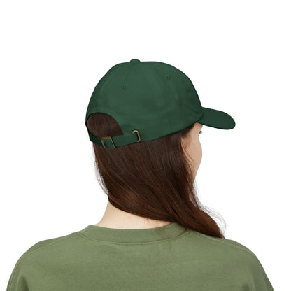 Groovy Classic Dad Hat – Retro Embroidered Hat with 70s Style Font for Funky Vibes, Chill Days, and Vintage Cool. Orange Letters