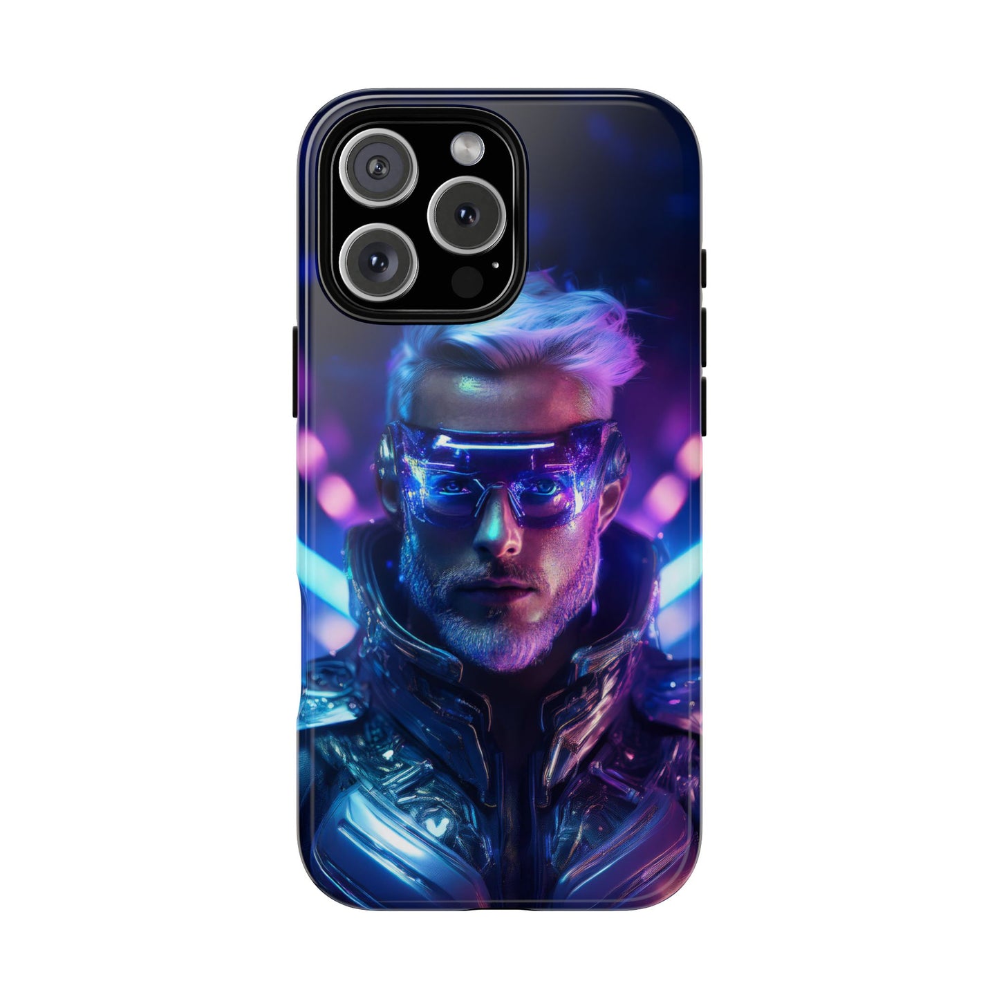 Futuristic Cyberpunk Male Cell Phone Case 020