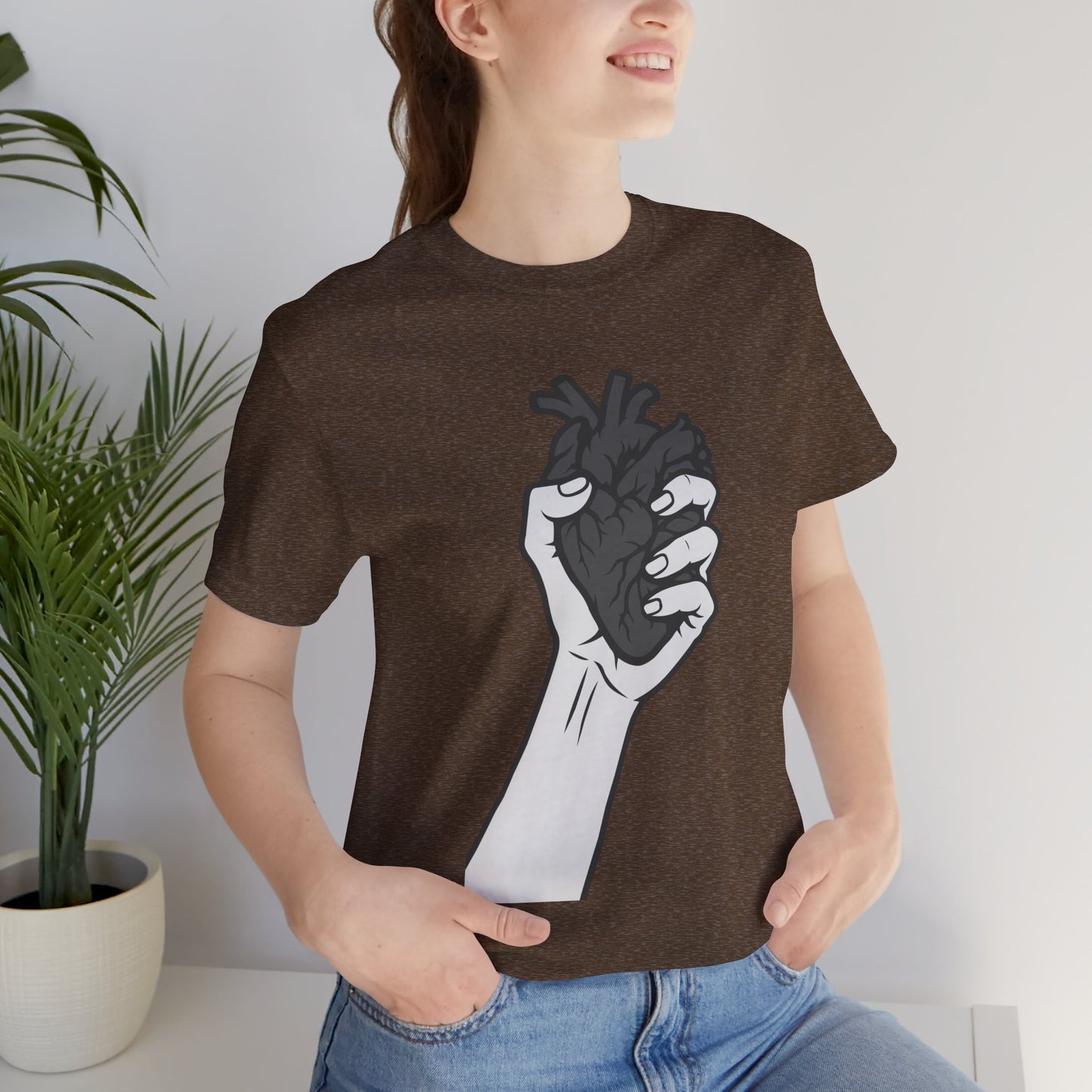 Broken Heart Graphic Tee Dark Theme – Emotional Vector Design for the Heartbroken and Strong