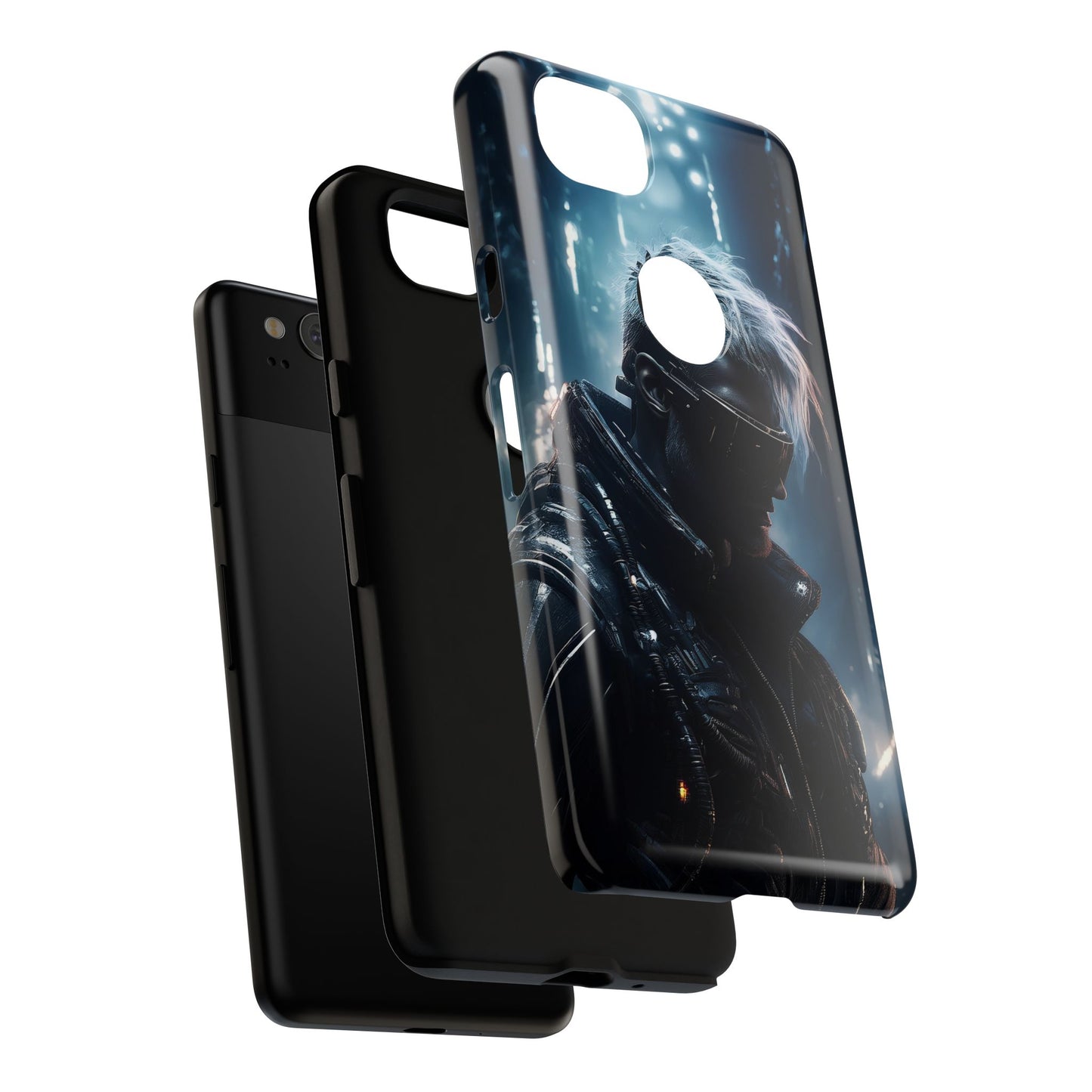 Futuristic Cyberpunk Male Cell Phone Case 025