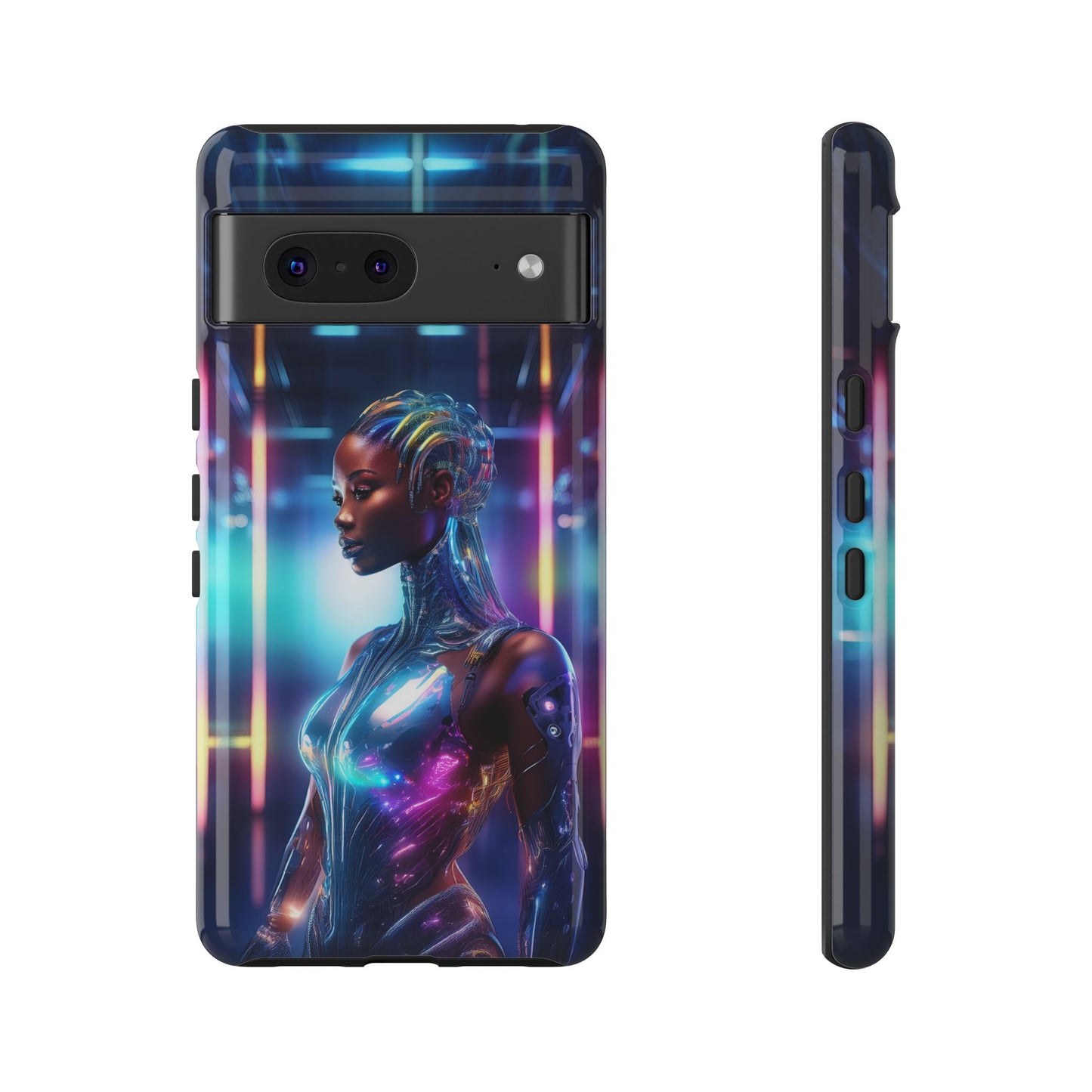 Futuristic Human Android Hybrid Cell Phone Case 014