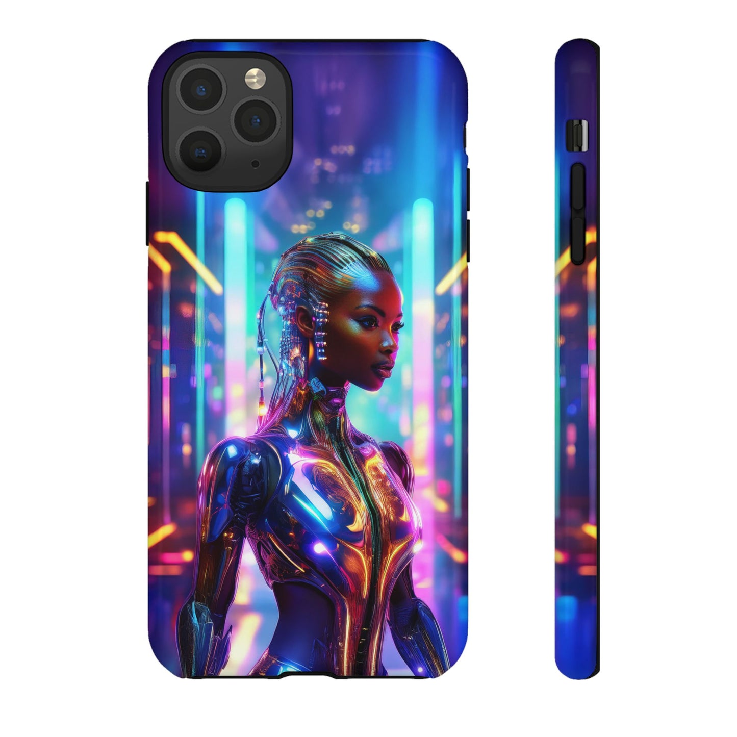 Futuristic Human Android Hybrid Cell Phone Case 018