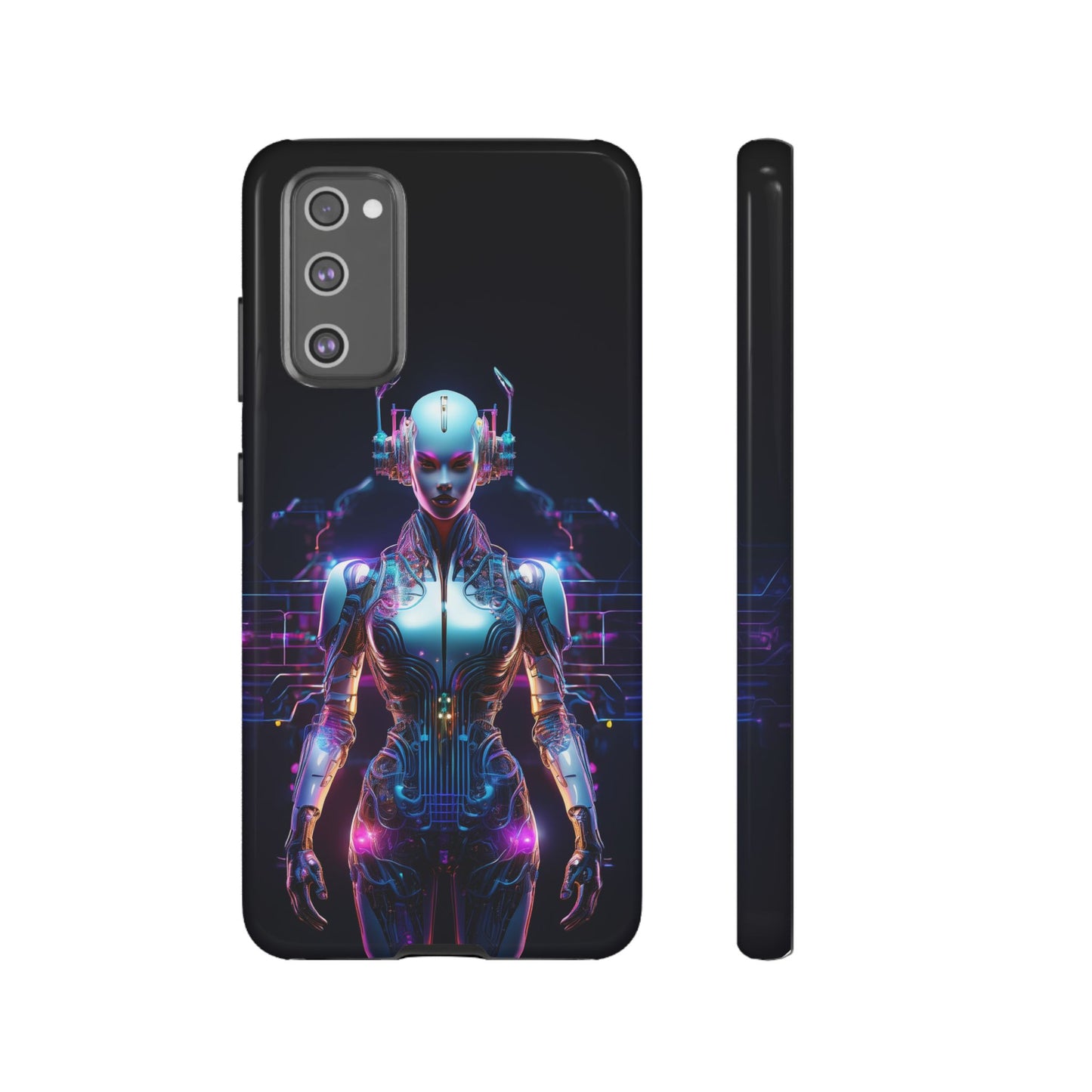 Futuristic Human Android Hybrid Cell Phone Case 001