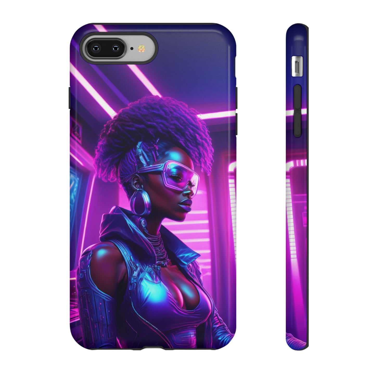 Futuristic Cyberpunk Female Cell Phone Case 004