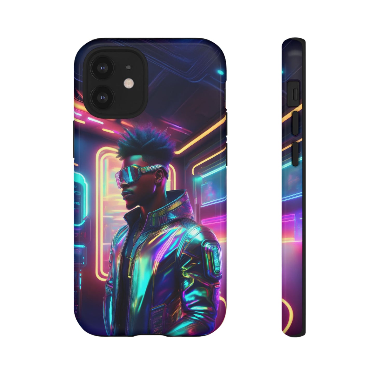 Futuristic Cyberpunk Male Cell Phone Case 004