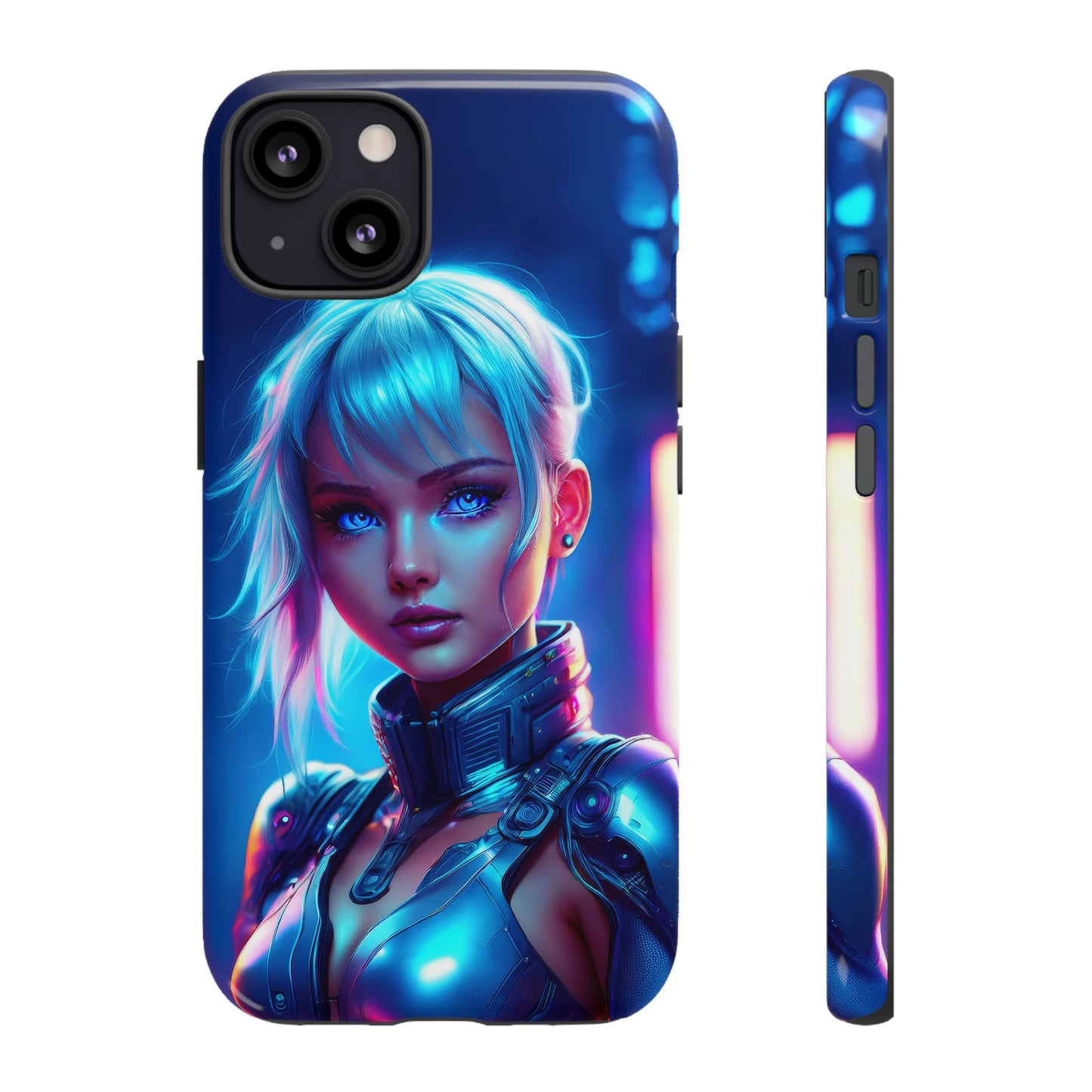 Futuristic Cyberpunk Female Cell Phone Case 013