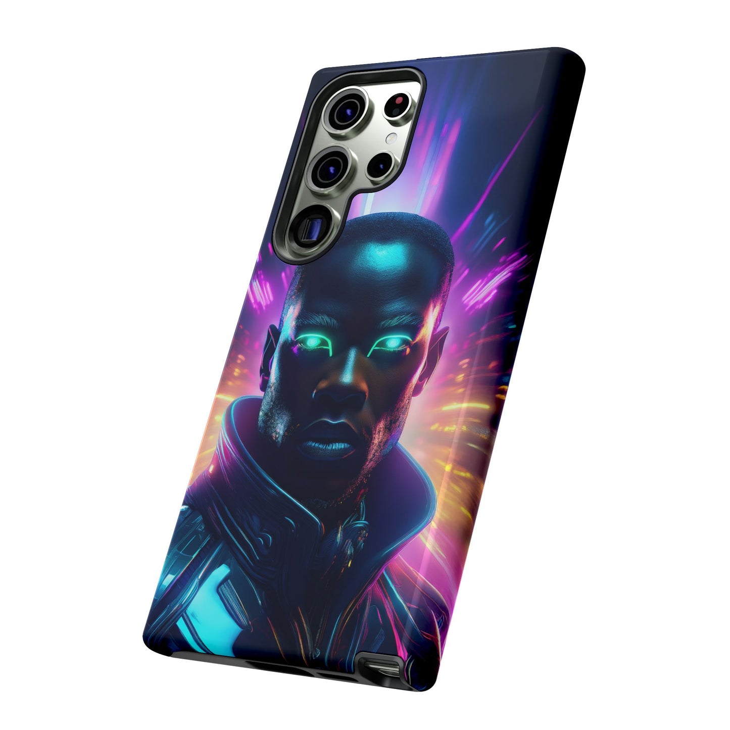 Futuristic Cyberpunk Male Cell Phone Case 022